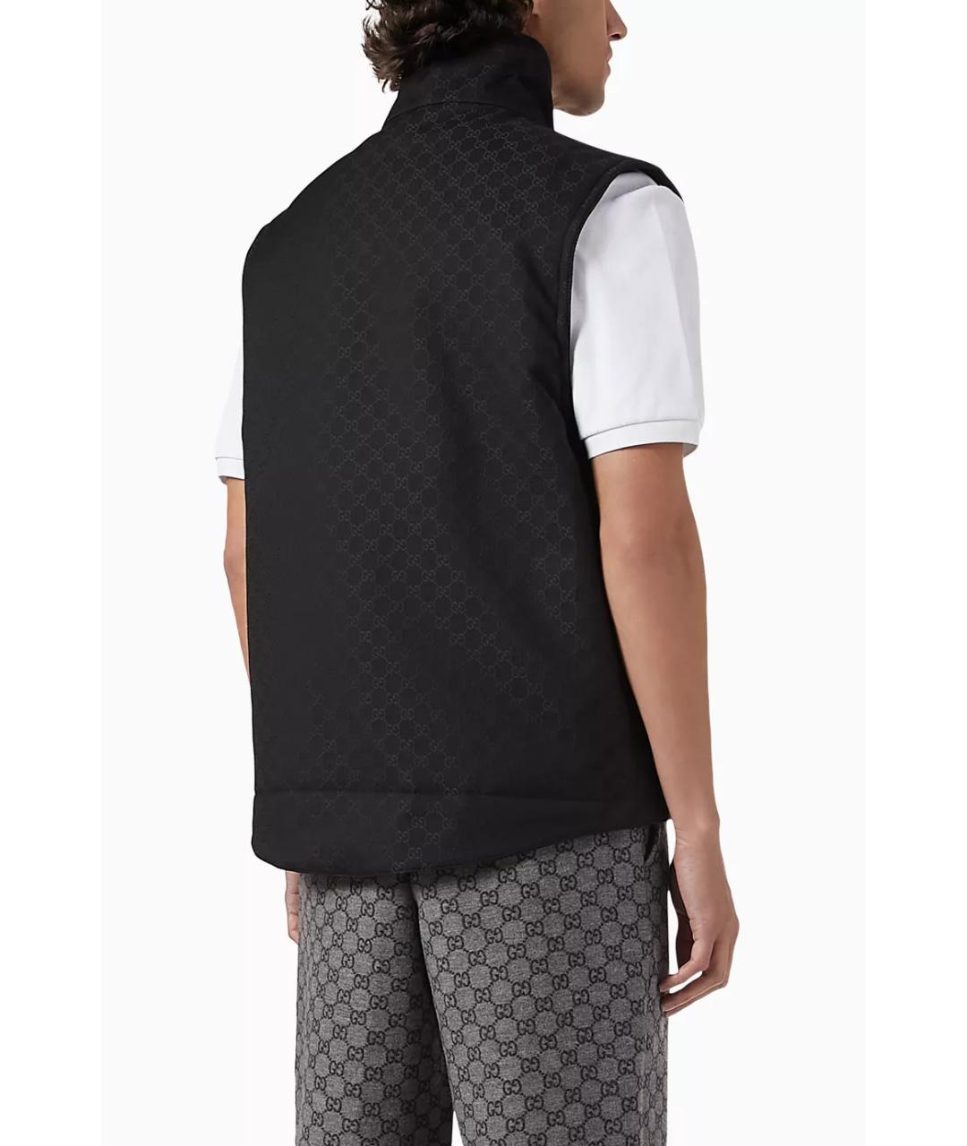 GUCCI Черный жилет, фото 7