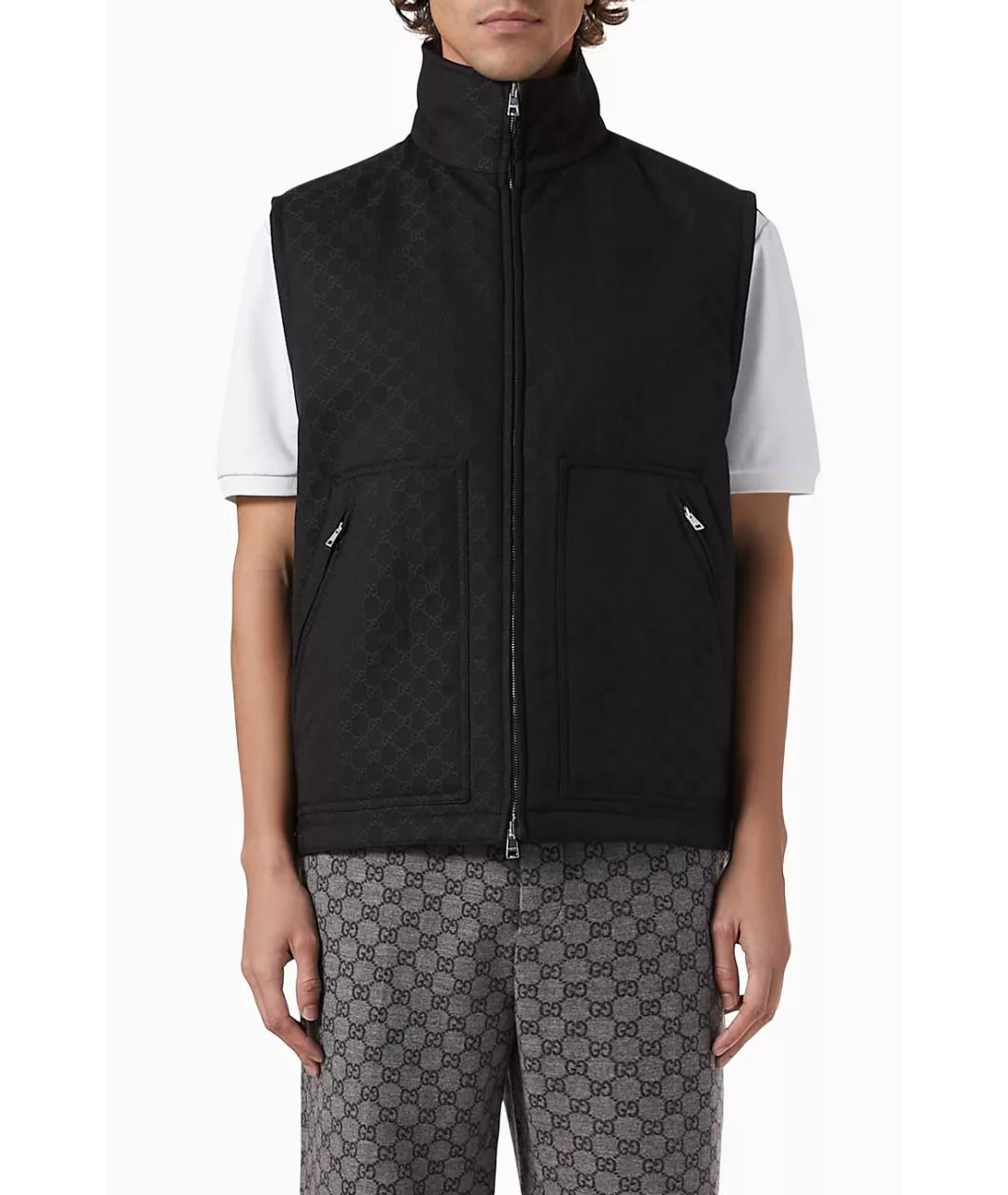 GUCCI Черный жилет, фото 6