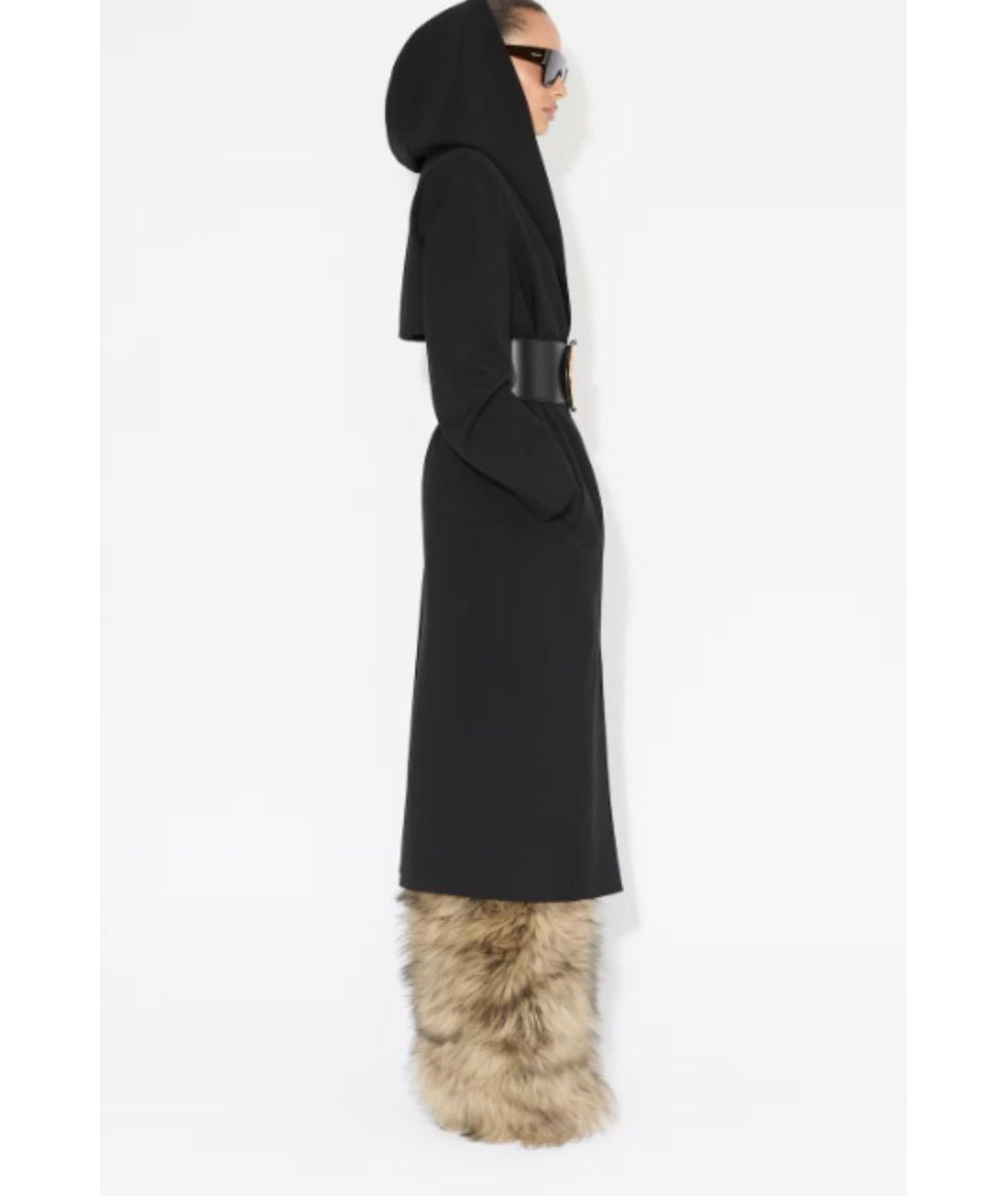 ALAIA Черное пальто, фото 5