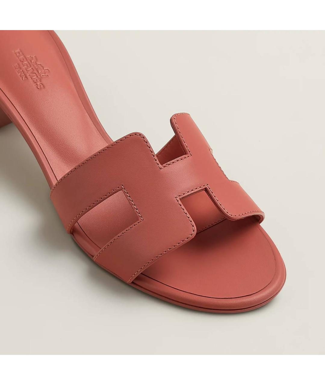 HERMES Кожаные босоножки, фото 5