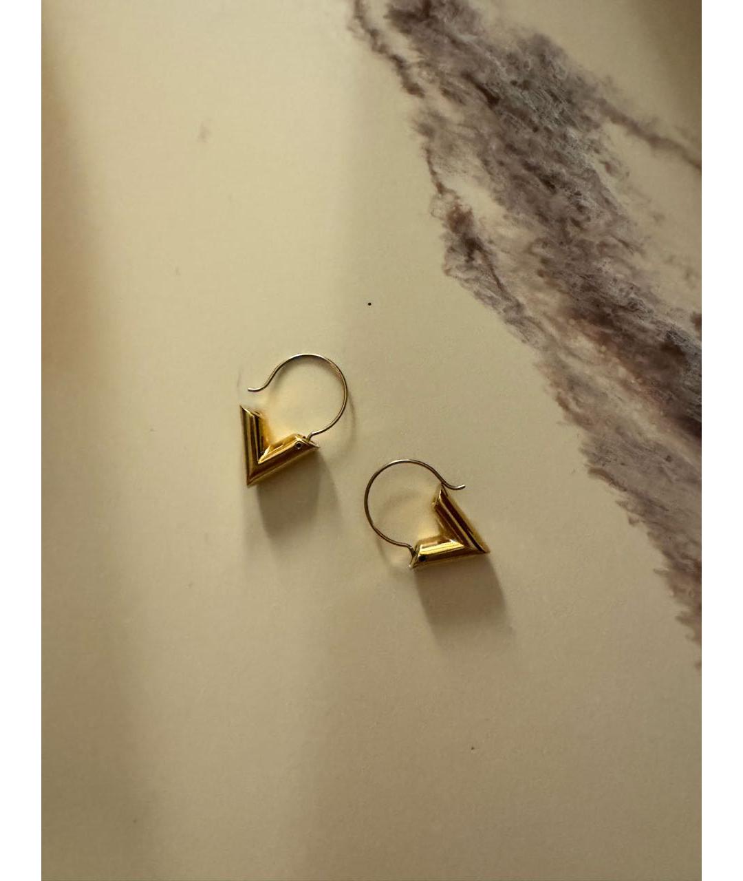 LOUIS VUITTON Золотые серьги, фото 4