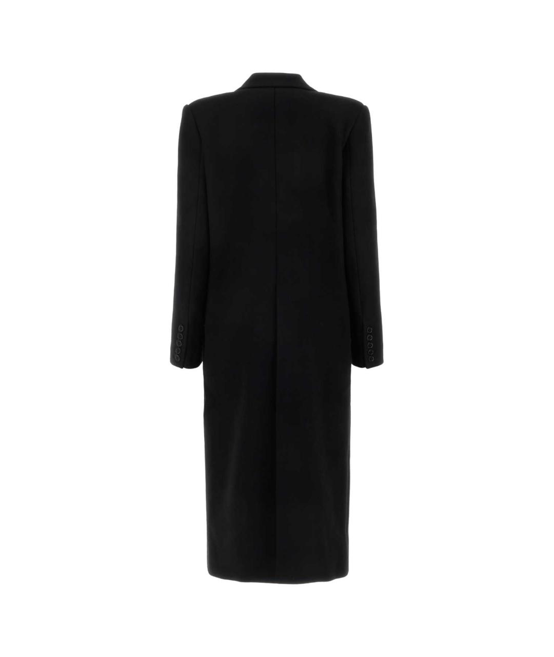 ALEXANDRE VAUTHIER Черное шерстяное пальто, фото 2