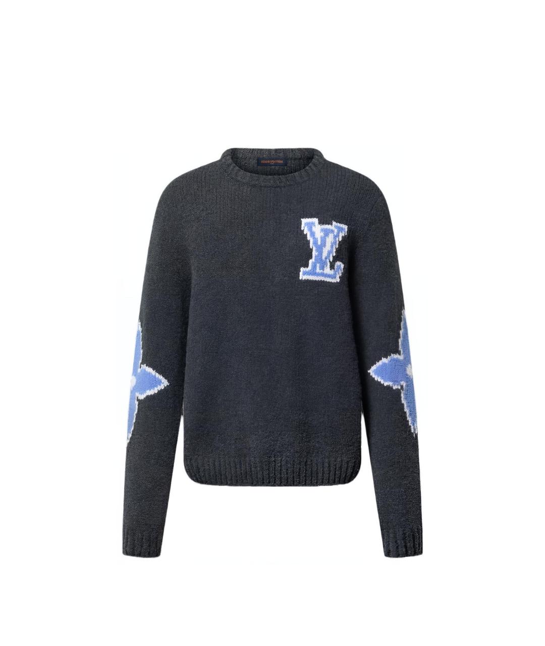 LOUIS VUITTON Серый джемпер / свитер, фото 1