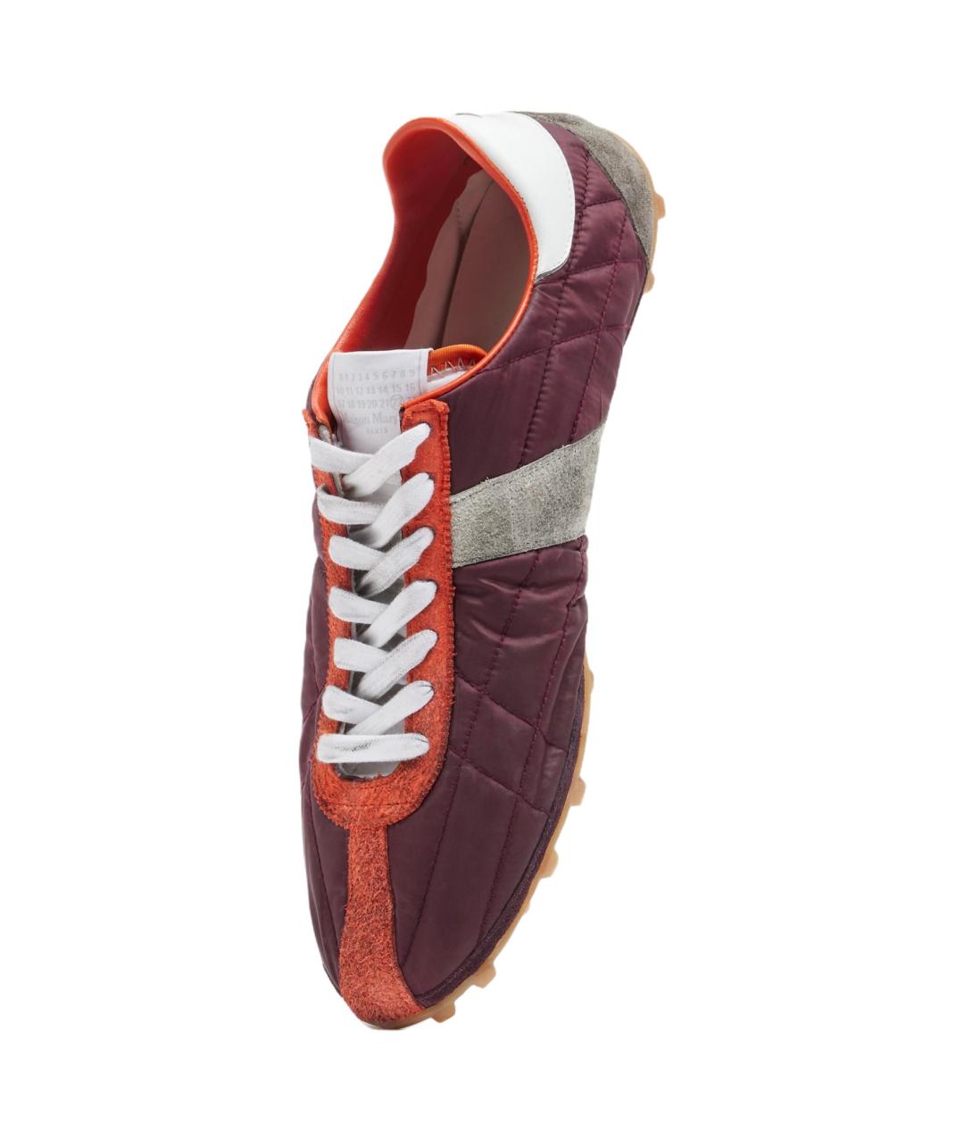 MAISON MARGIELA Красные низкие кроссовки / кеды, фото 3