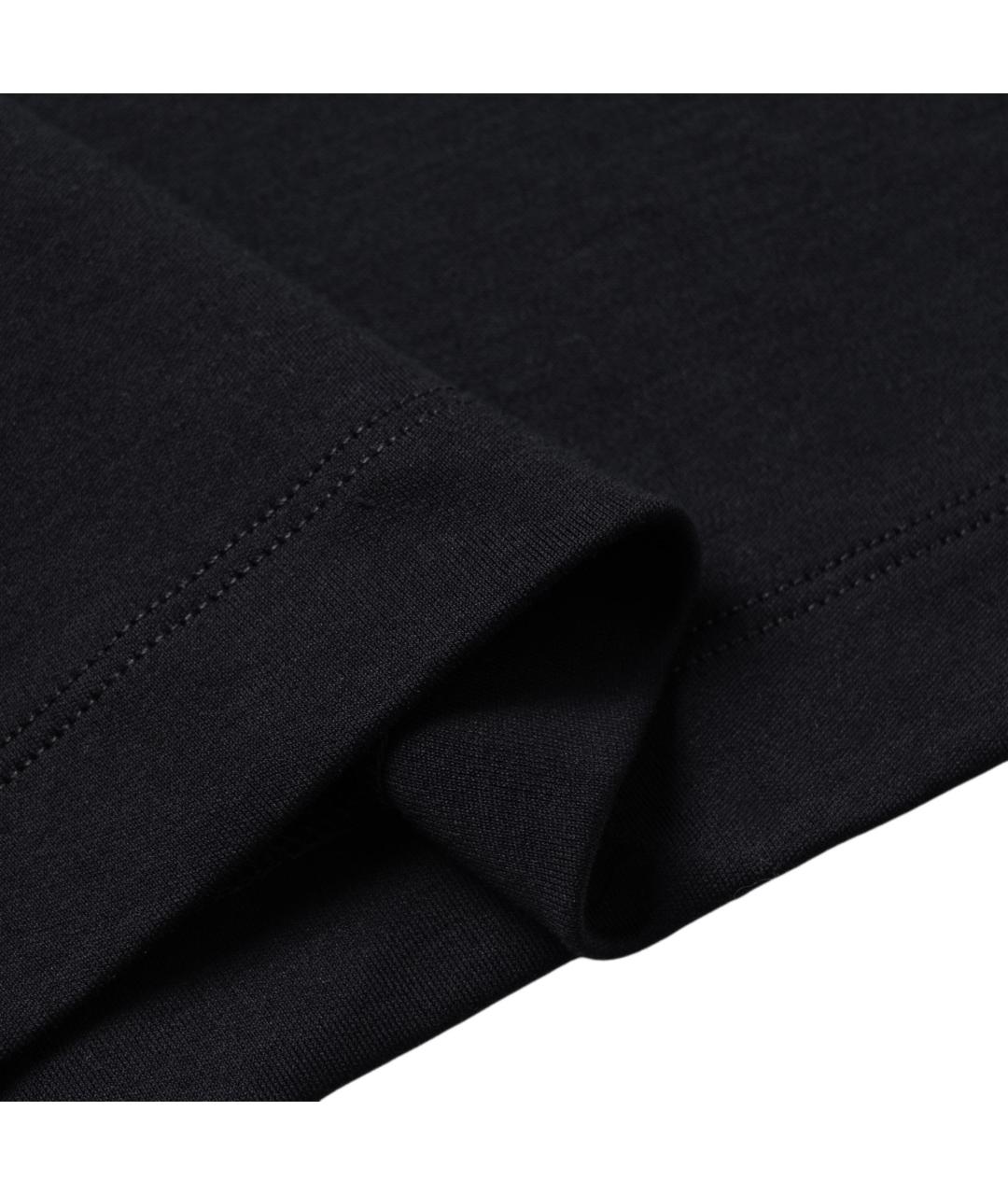 LOUIS VUITTON Черная хлопковая футболка, фото 7