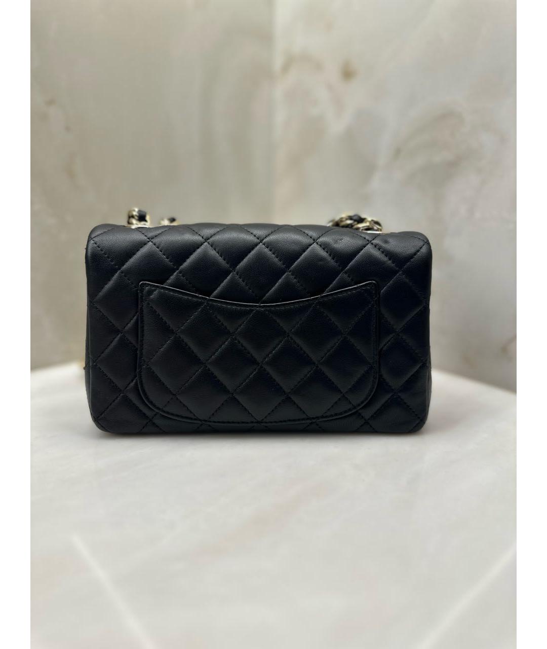CHANEL Черная кожаная сумка с короткими ручками, фото 2