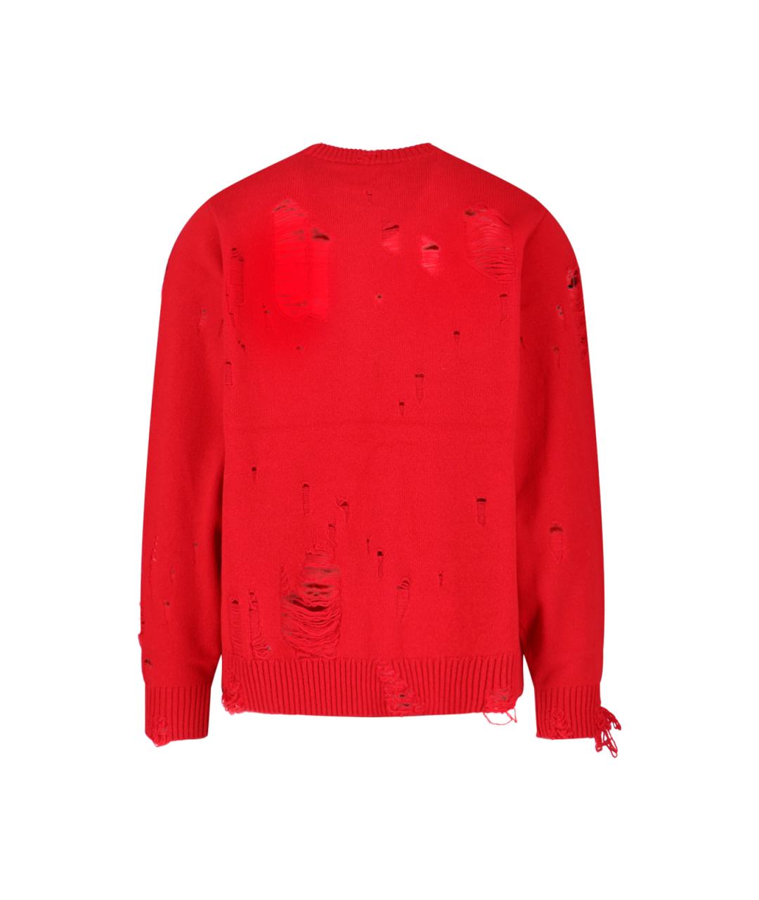 CHARLES JEFFREY LOVERBOY Красный шерстяной джемпер / свитер, фото 2