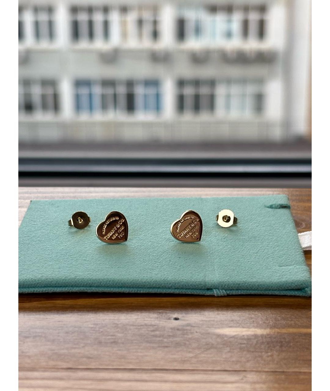 TIFFANY&CO Золотые серьги из желтого золота, фото 3