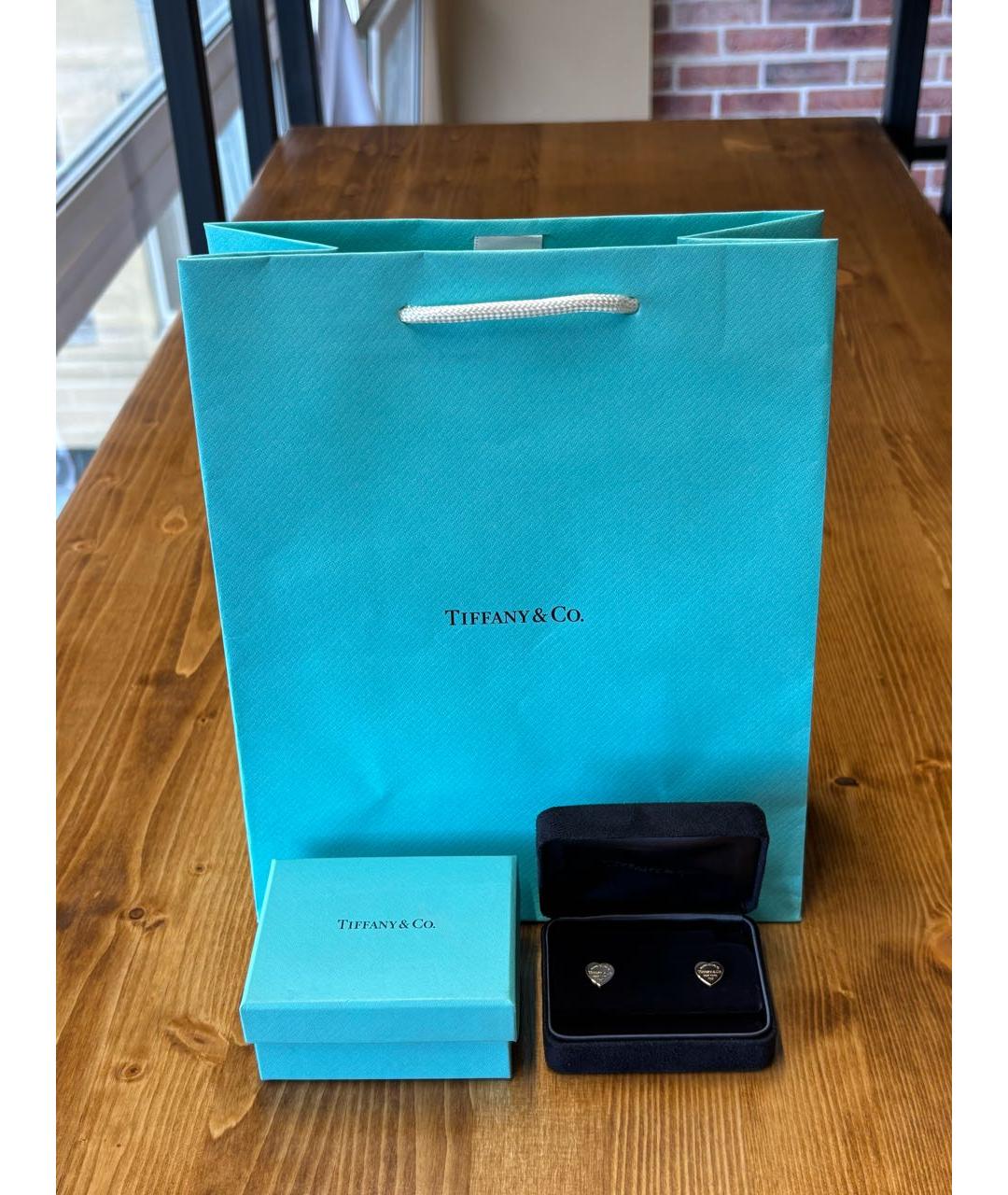 TIFFANY&CO Золотые серьги из желтого золота, фото 2