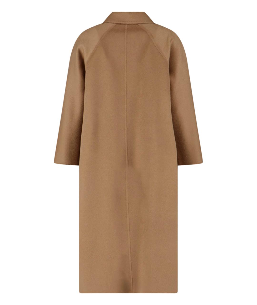 MAX MARA Коричневое кашемировое пальто, фото 2