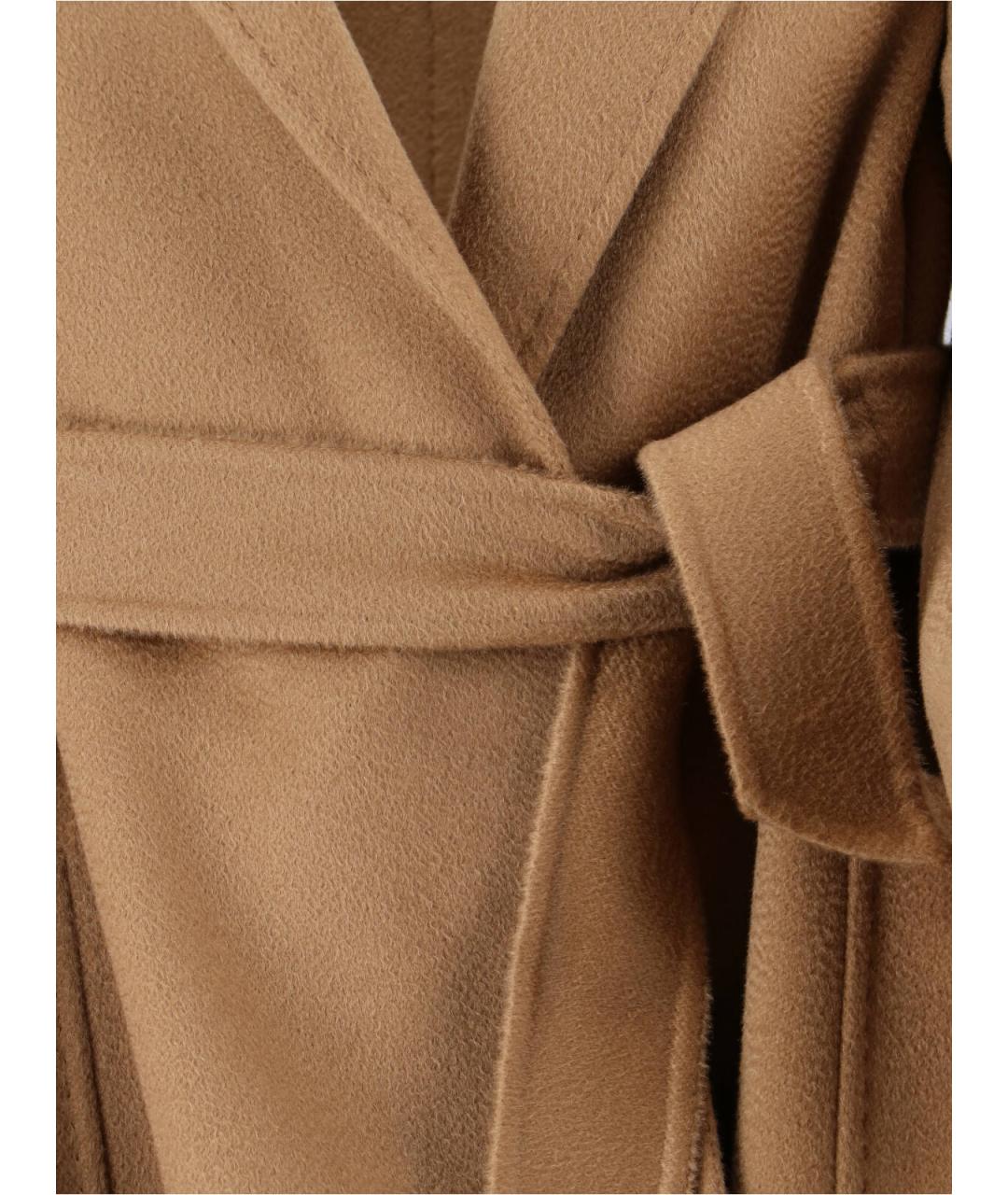 MAX MARA Коричневое кашемировое пальто, фото 4