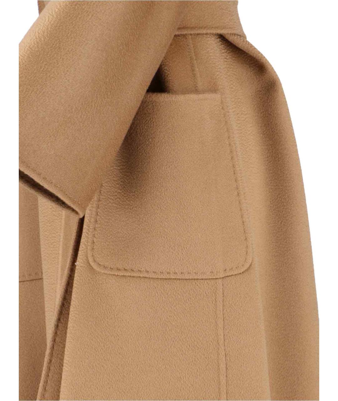 MAX MARA Коричневое кашемировое пальто, фото 5
