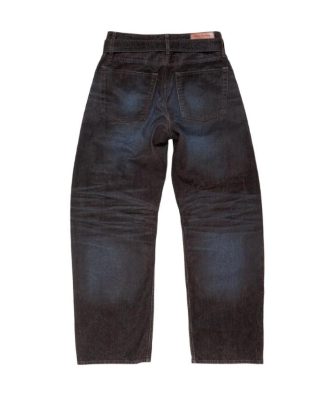 ACNE STUDIOS Коричневые прямые джинсы, фото 2