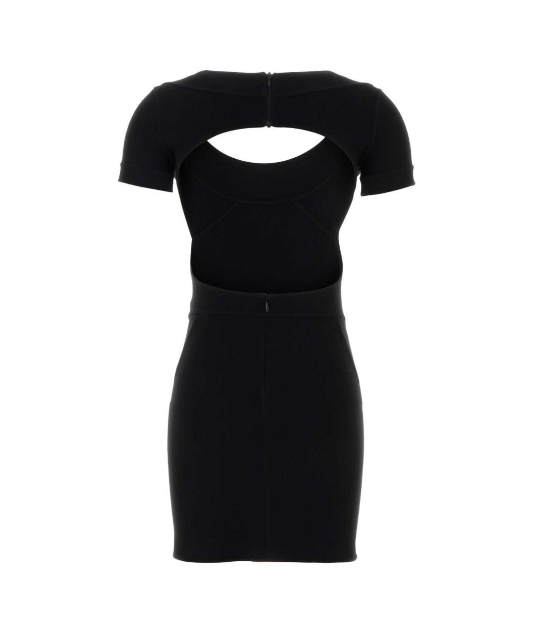 DSQUARED2 Черное шерстяное платье, фото 2