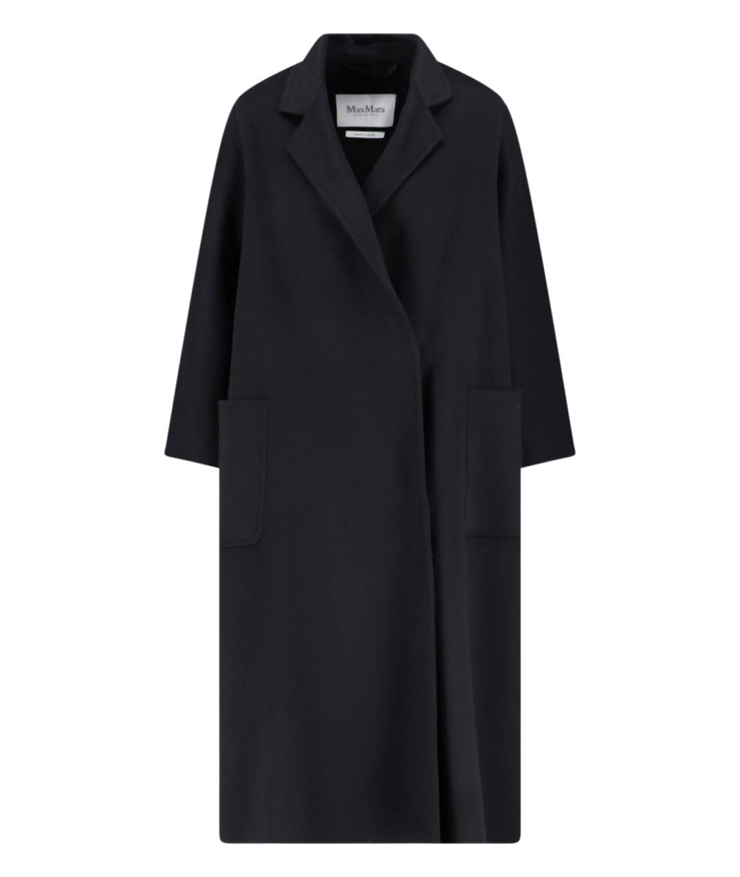 MAX MARA Черное кашемировое пальто, фото 1