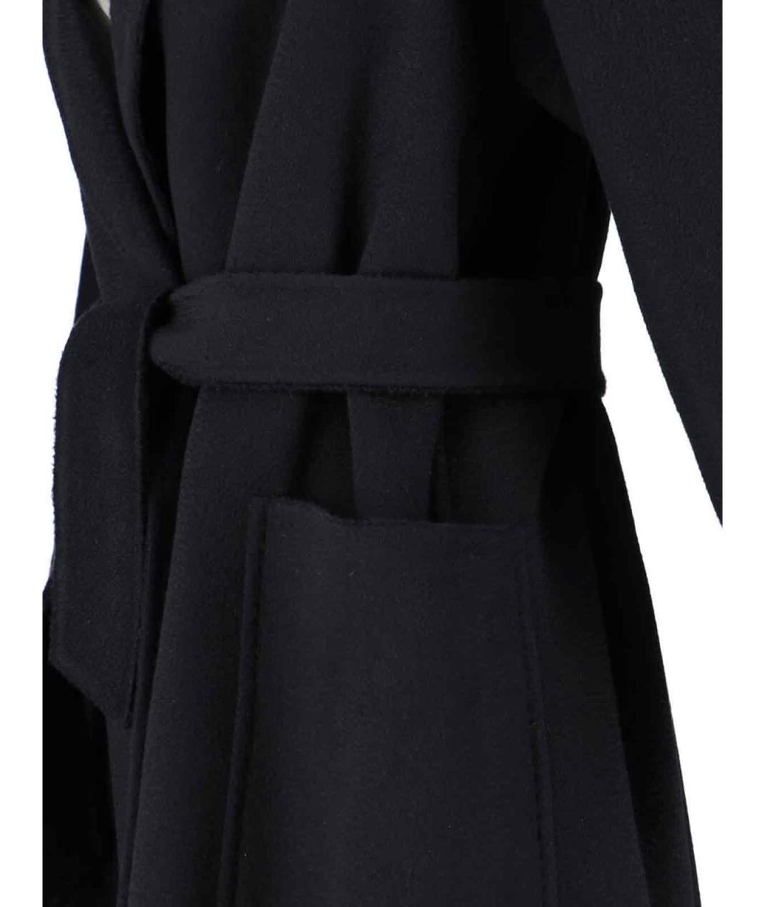 MAX MARA Черное кашемировое пальто, фото 5