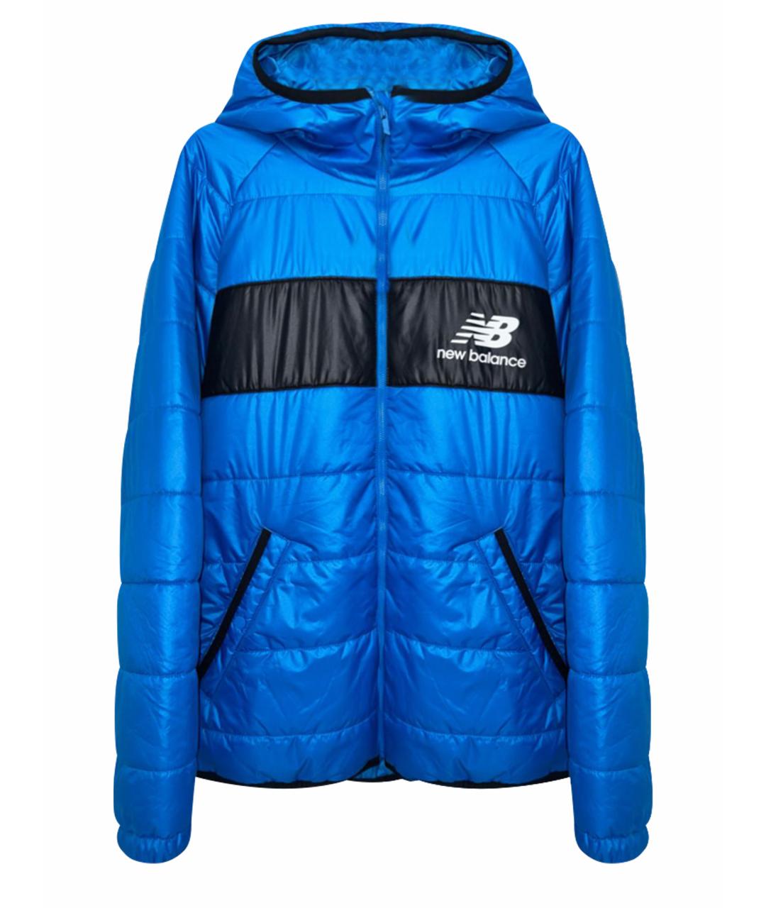 NEW BALANCE Синяя полиэстеровая куртка, фото 1