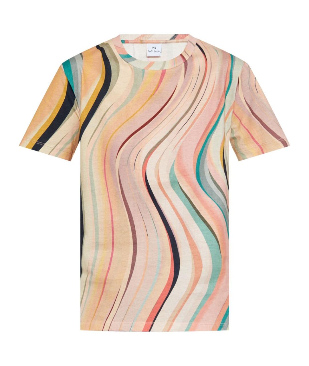 PS BY PAUL SMITH Мульти хлопковая футболка, фото 1