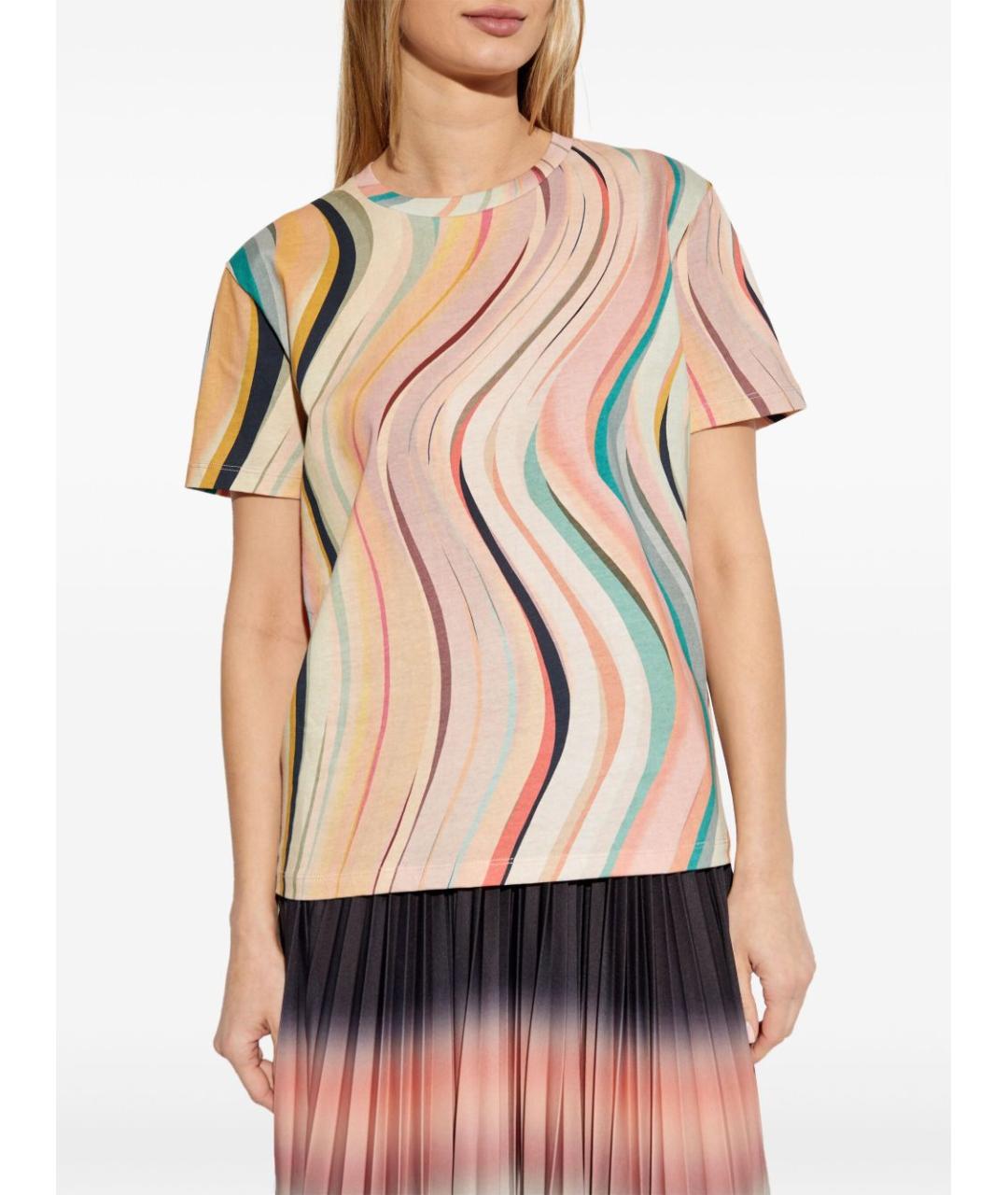 PS BY PAUL SMITH Мульти хлопковая футболка, фото 4