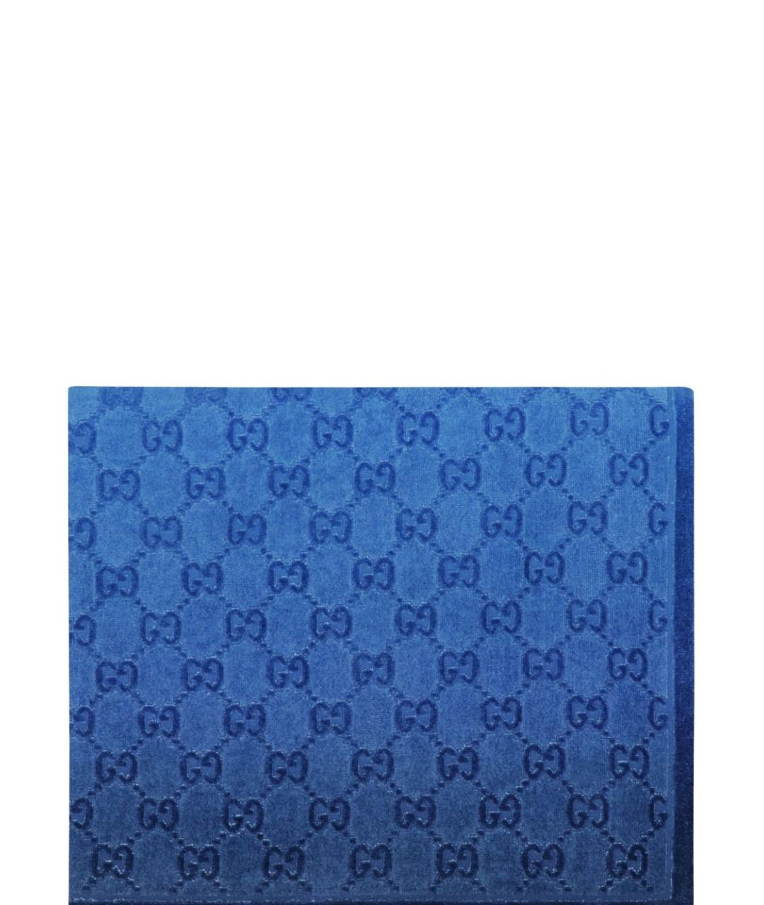 GUCCI Синий шарф, фото 2