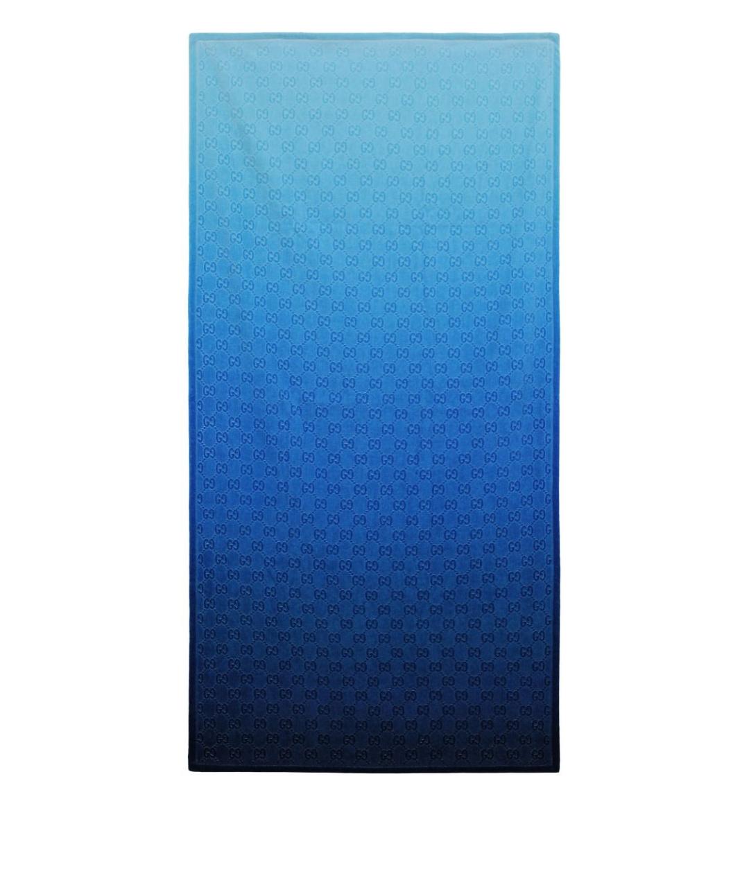 GUCCI Синий шарф, фото 1