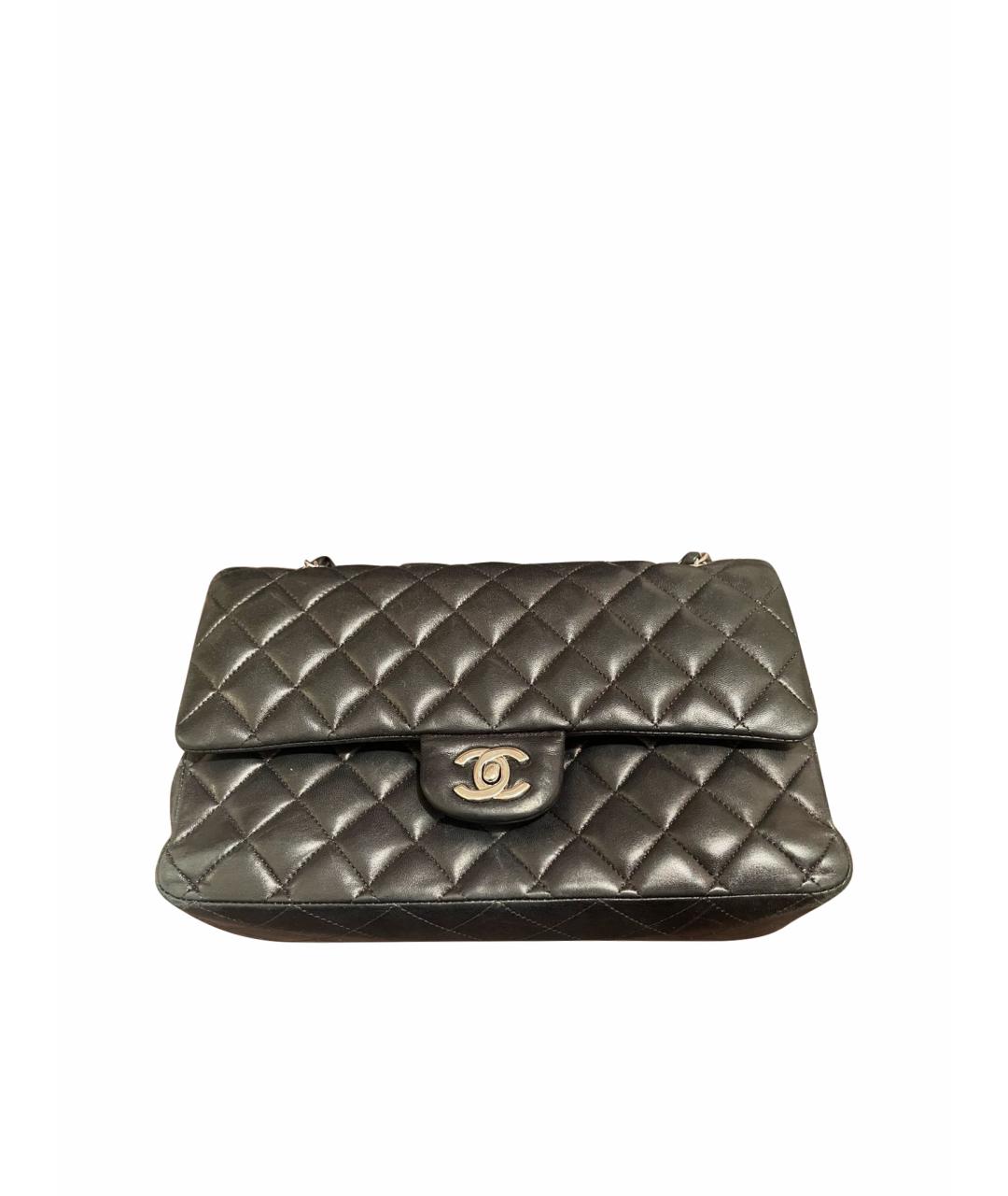 CHANEL Черная кожаная сумка через плечо, фото 1