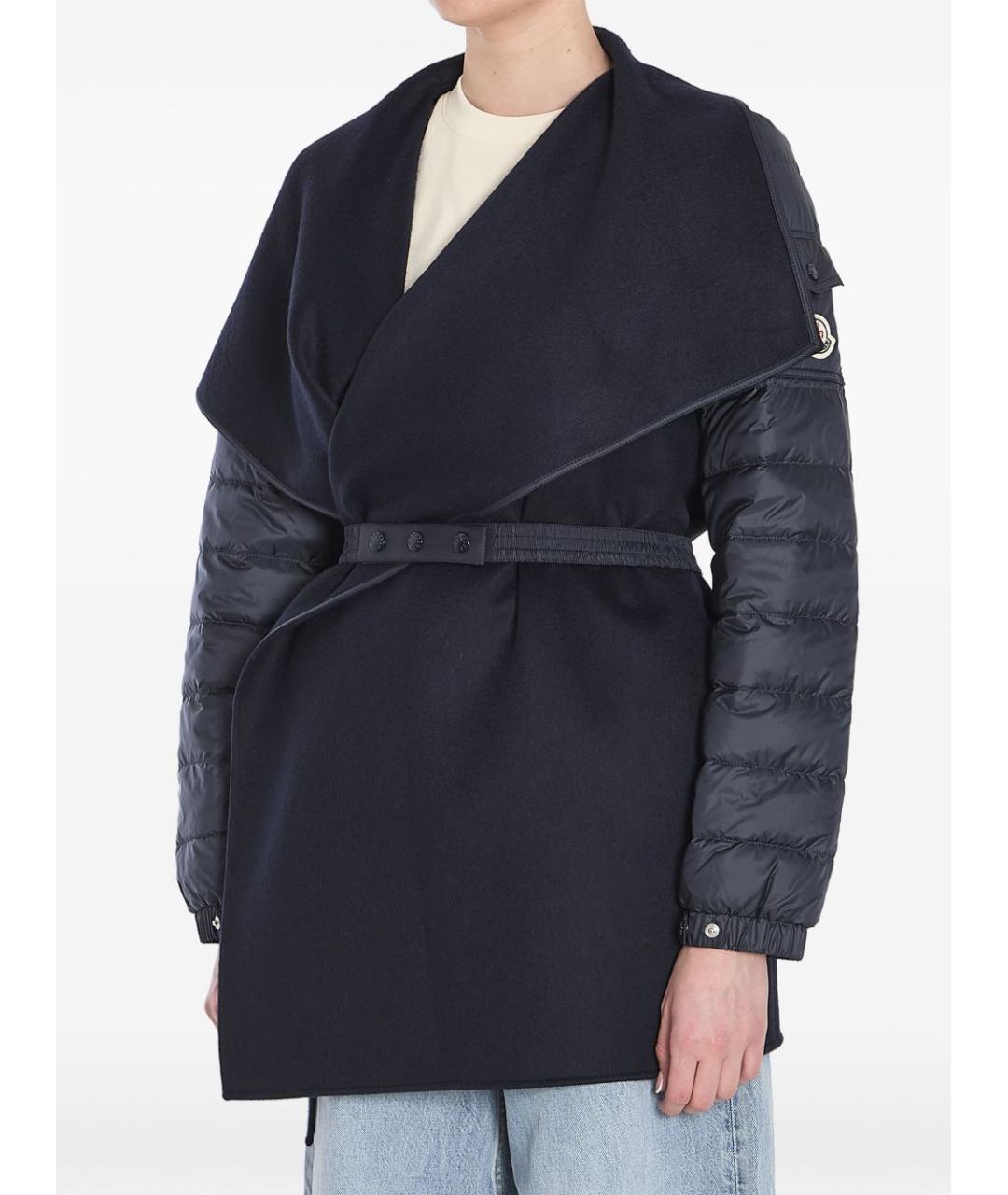 MONCLER Синяя шерстяная куртка, фото 2