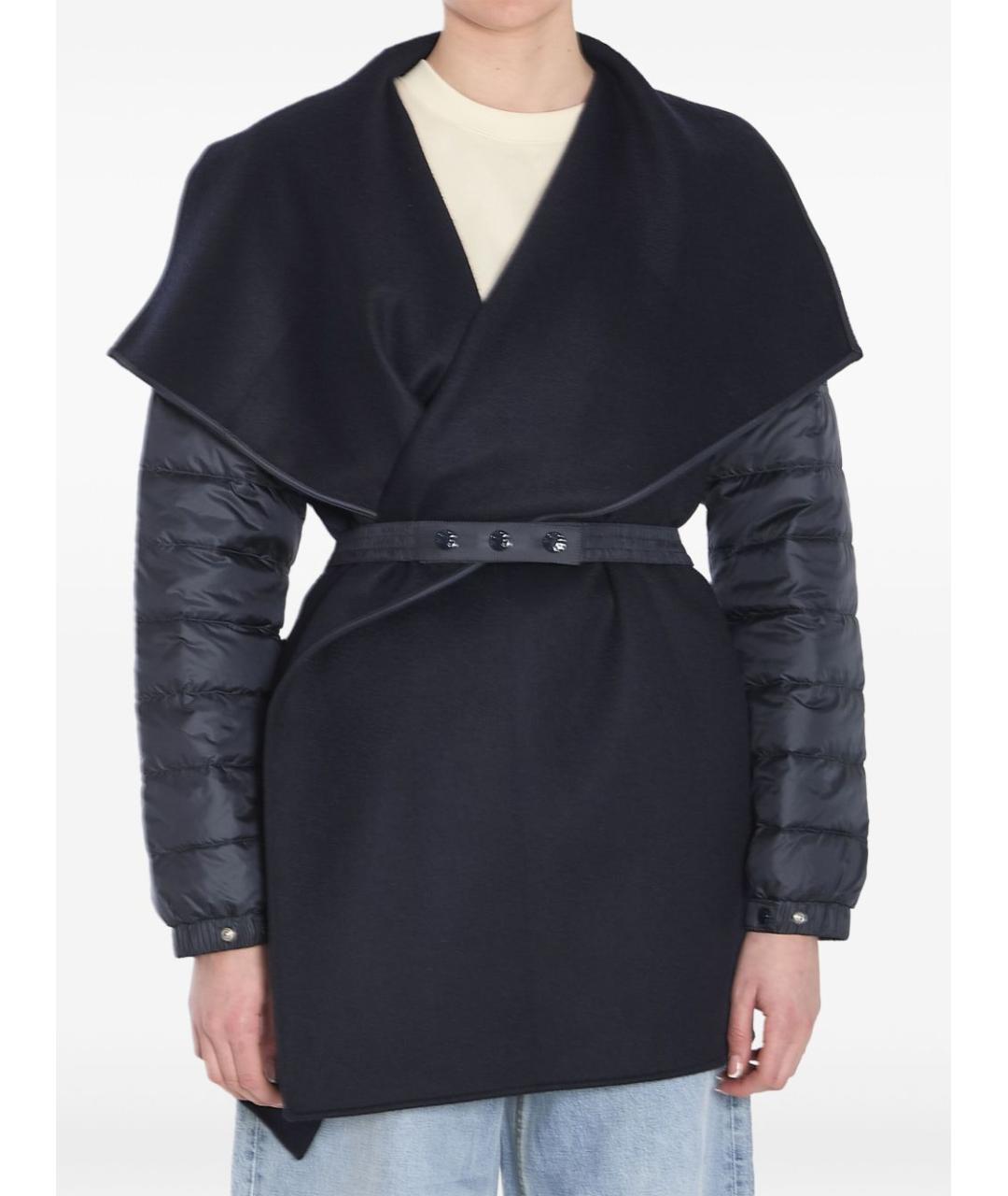 MONCLER Синяя шерстяная куртка, фото 1