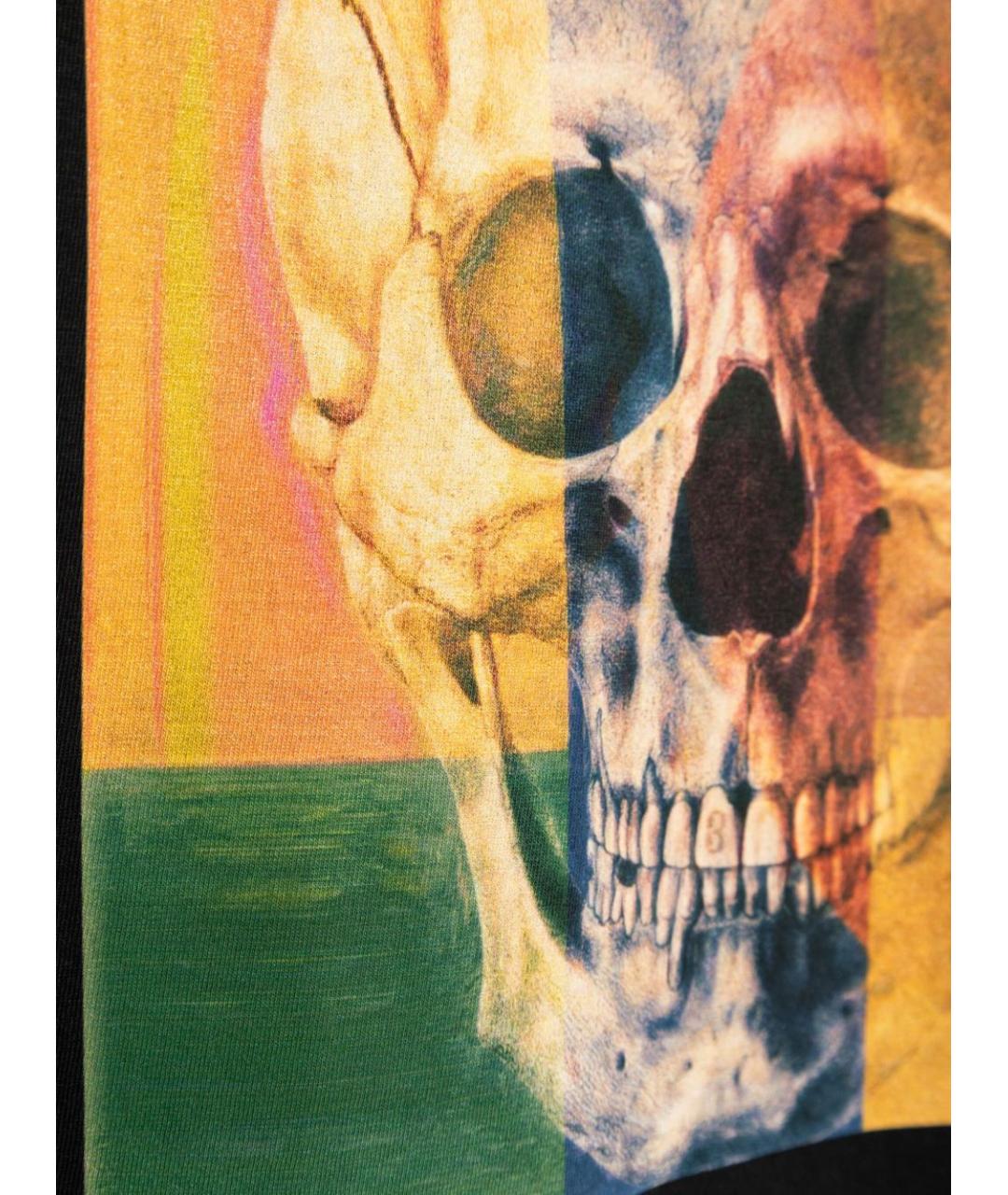 PS BY PAUL SMITH Черная хлопковая футболка, фото 2