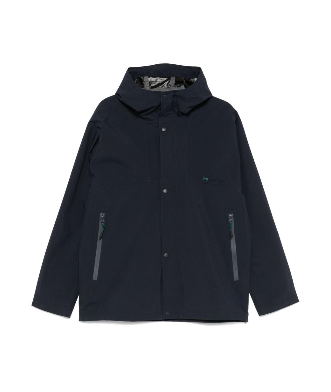 PS BY PAUL SMITH Темно-синяя полиэстеровая куртка, фото 1