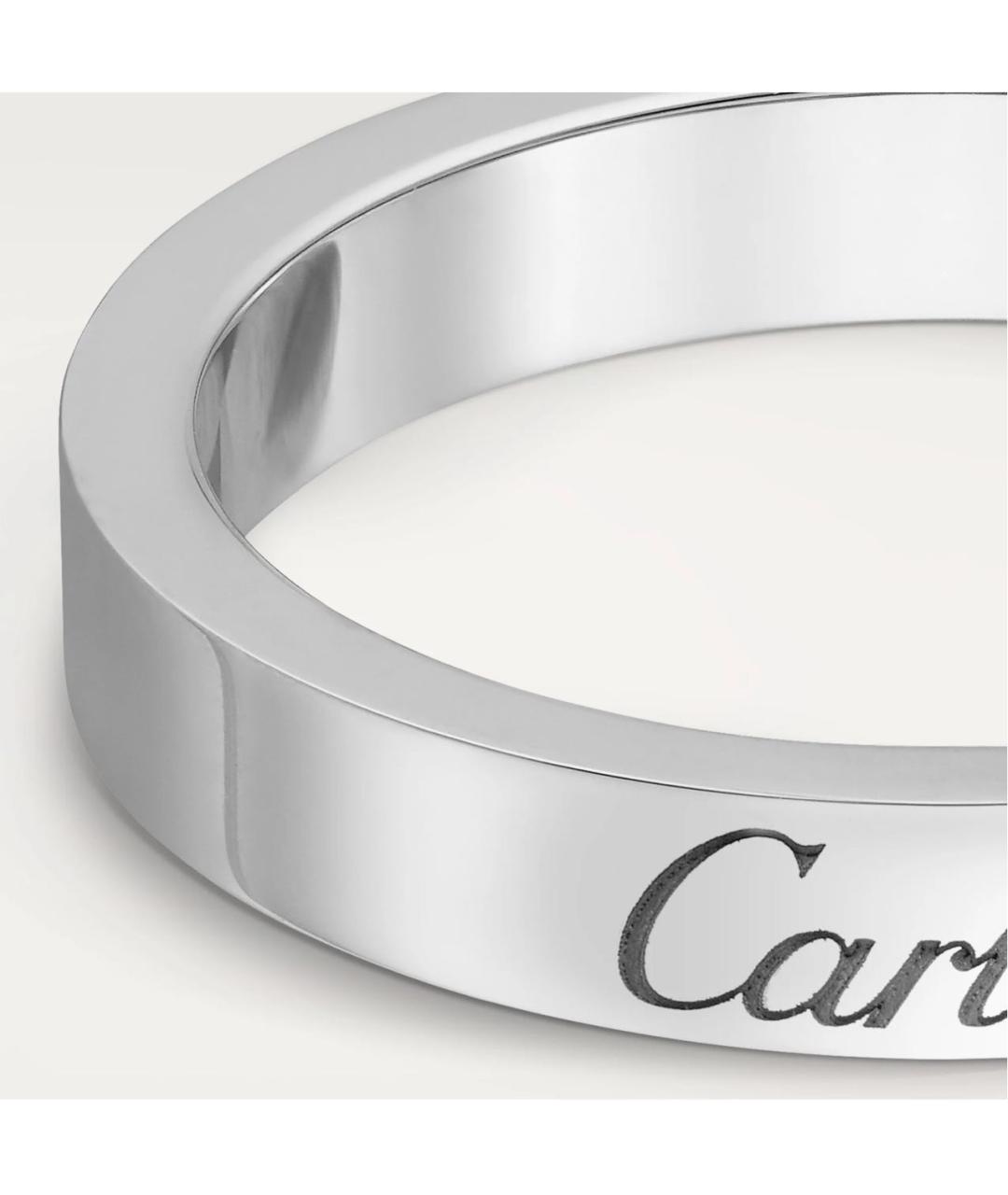 CARTIER Серебряное платиновое кольцо, фото 5