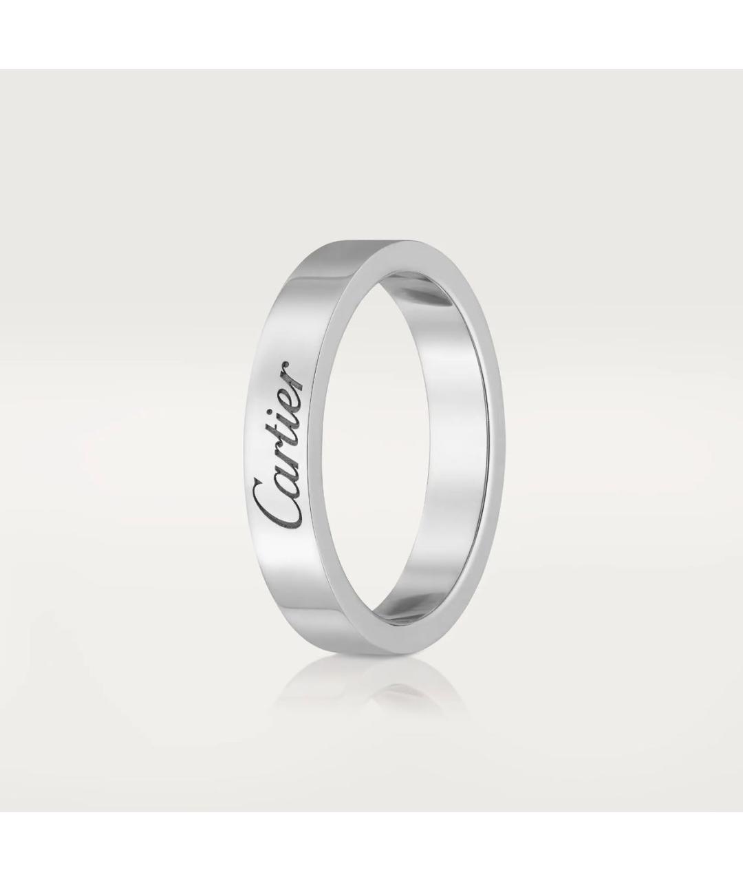 CARTIER Серебряное платиновое кольцо, фото 2