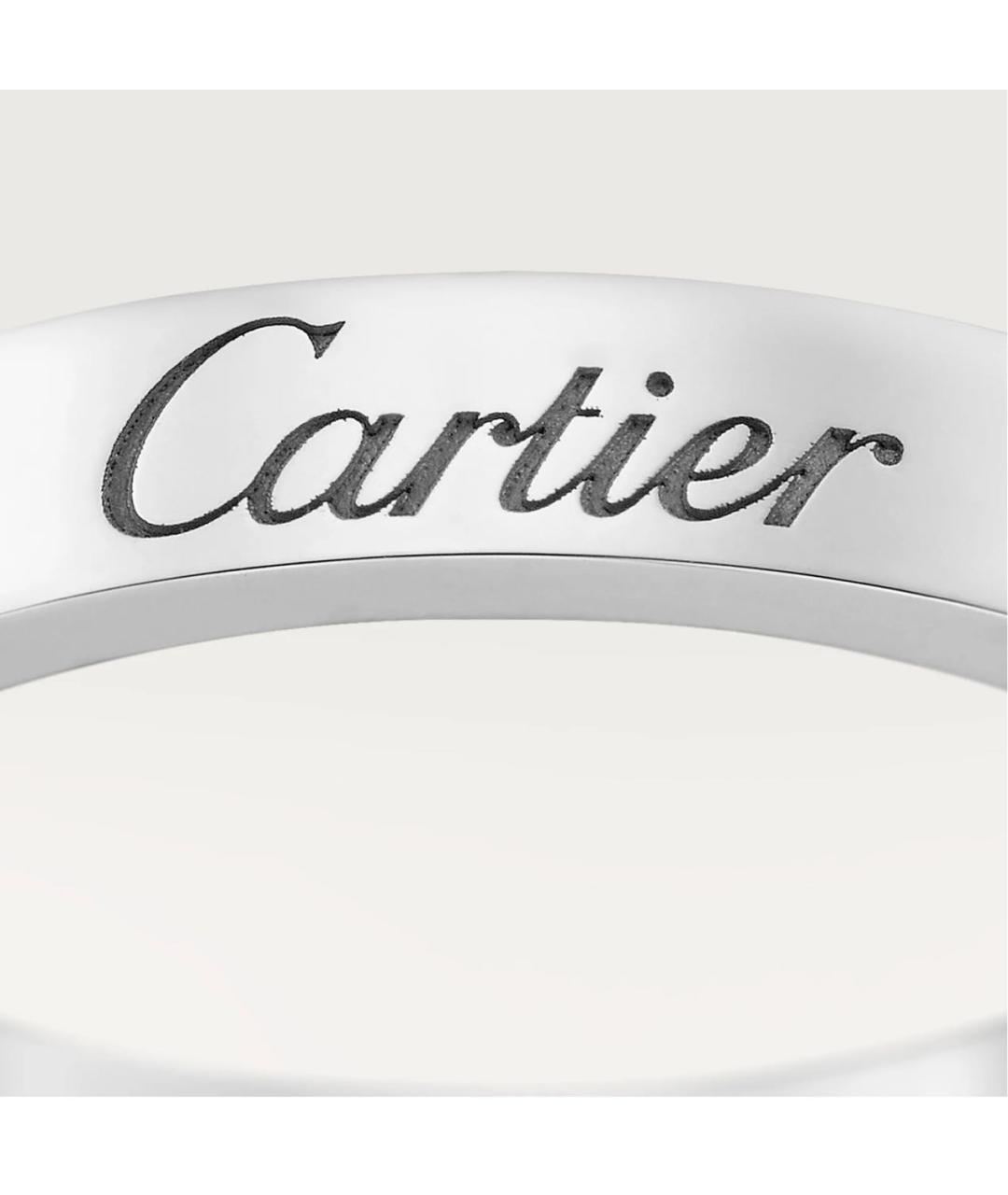 CARTIER Серебряное платиновое кольцо, фото 4