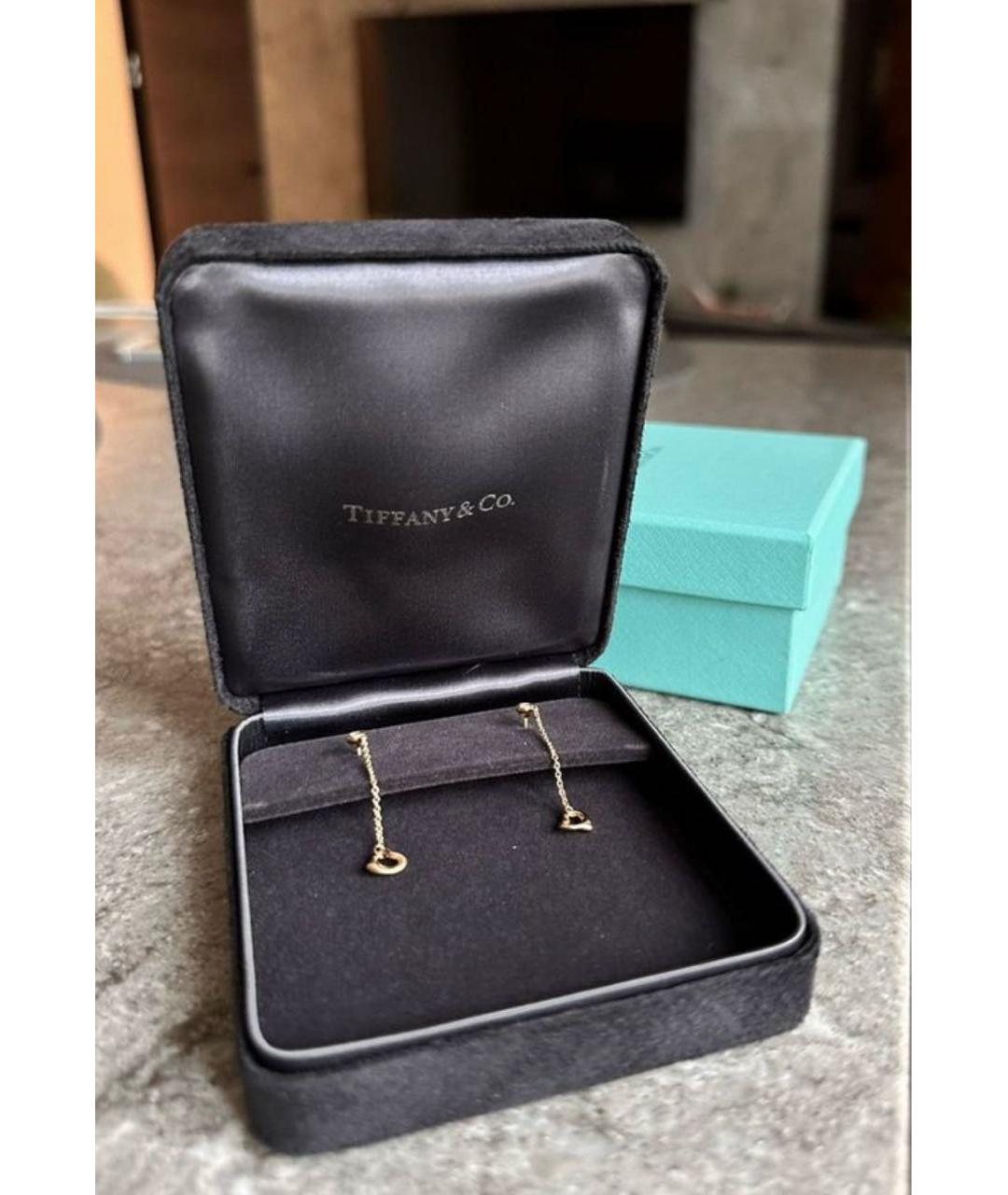 TIFFANY&CO Золотые серьги из розового золота, фото 3