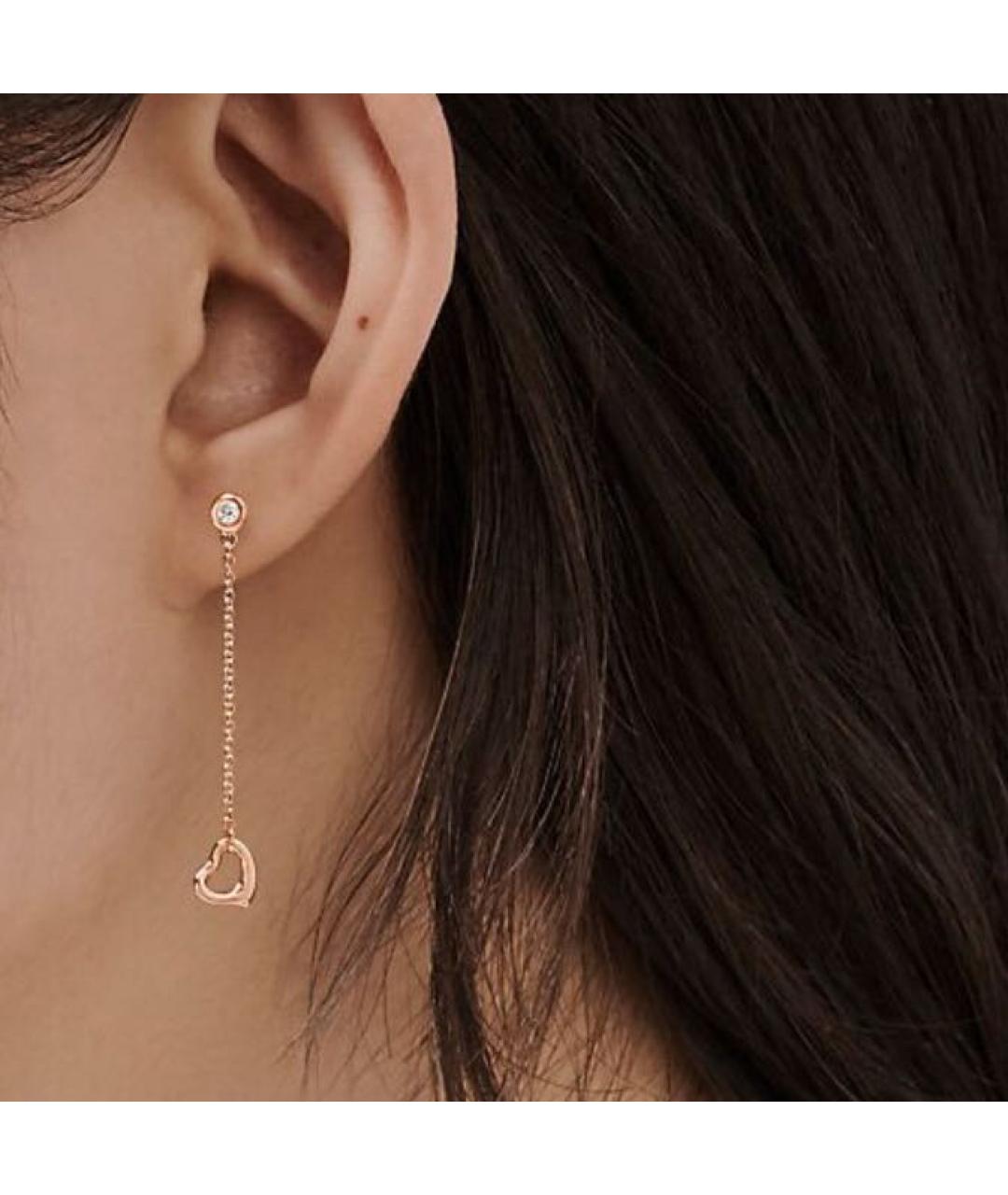 TIFFANY&CO Золотые серьги из розового золота, фото 4