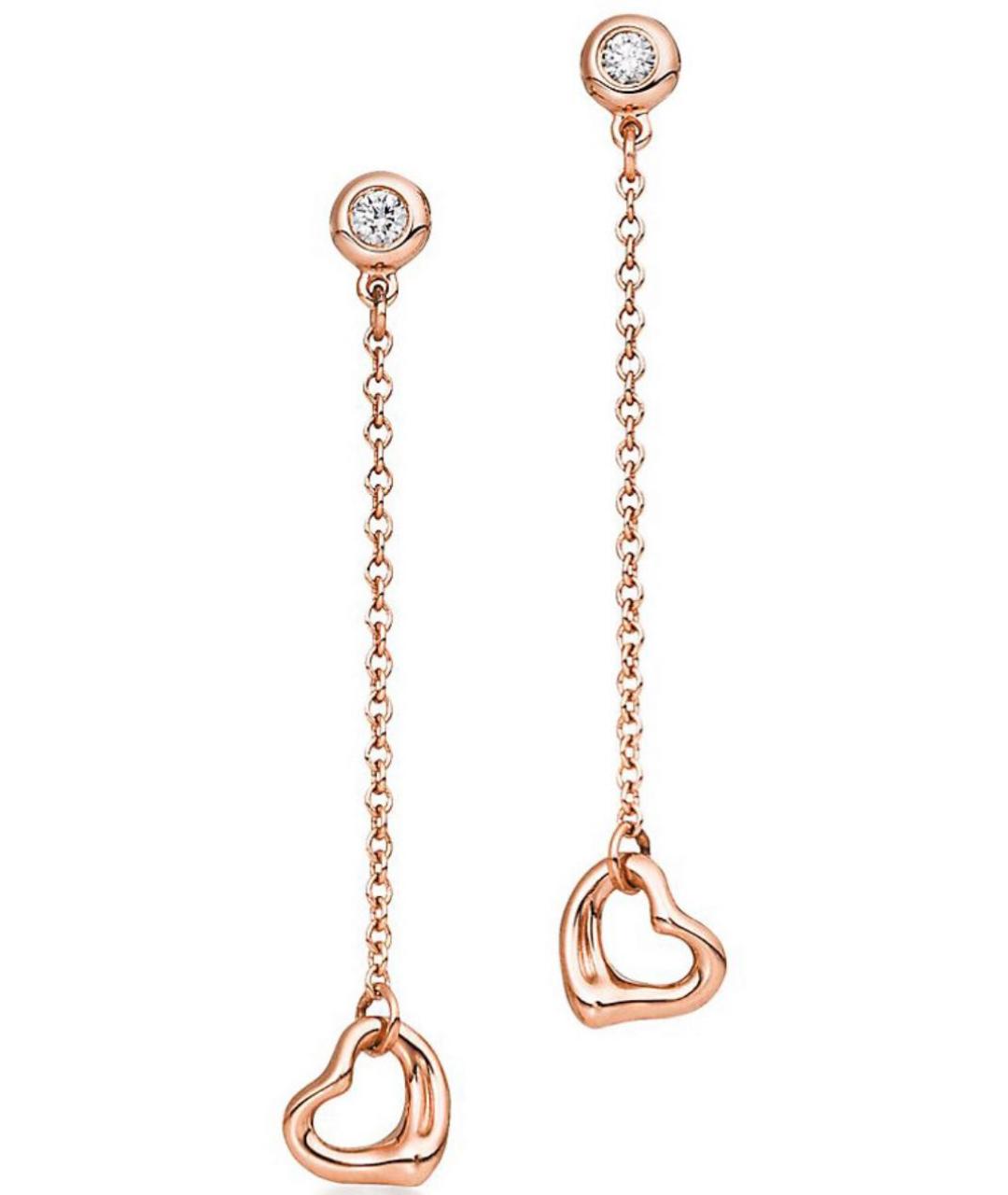 TIFFANY&CO Золотые серьги из розового золота, фото 1