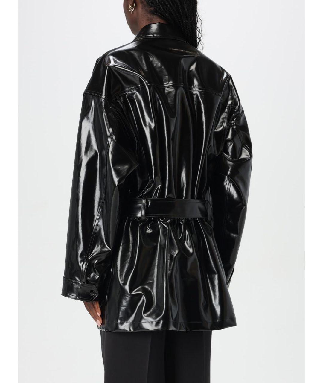 SAINT LAURENT Черная кожаная куртка, фото 8