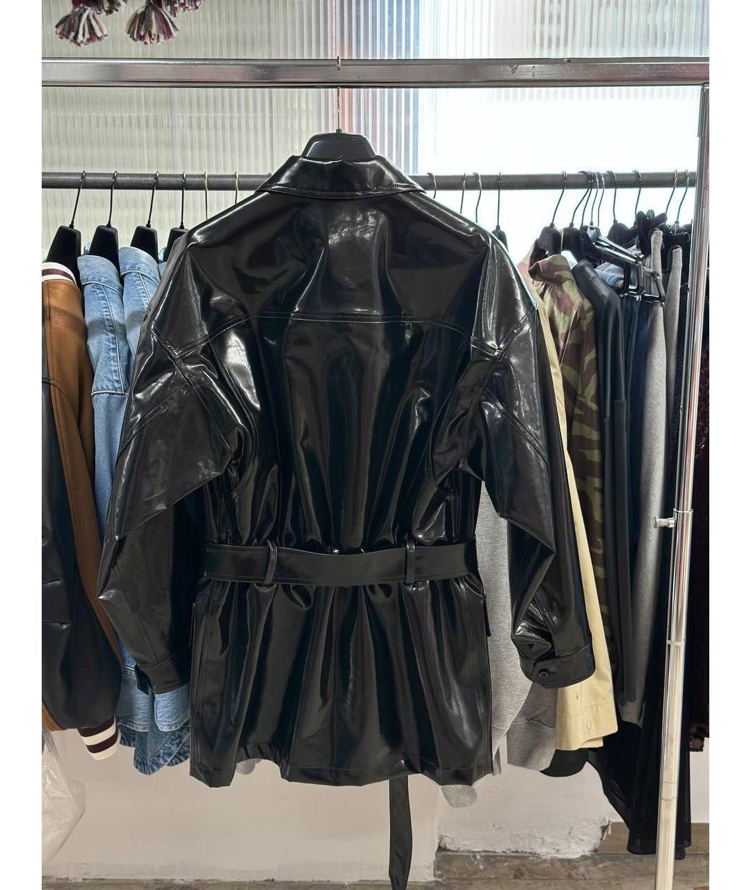 SAINT LAURENT Черная кожаная куртка, фото 6