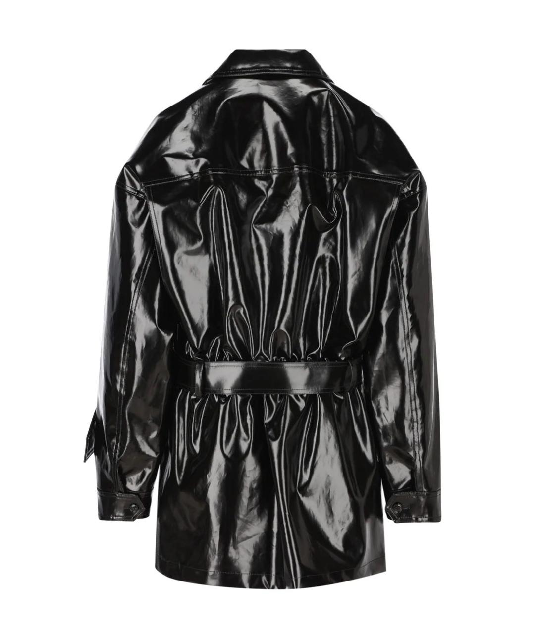 SAINT LAURENT Черная кожаная куртка, фото 2