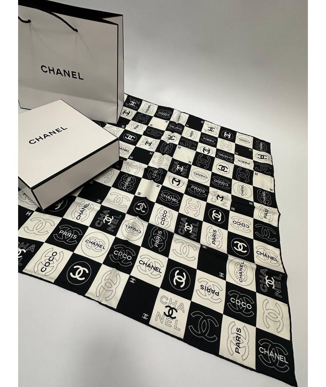 CHANEL Мульти шелковый платок, фото 4