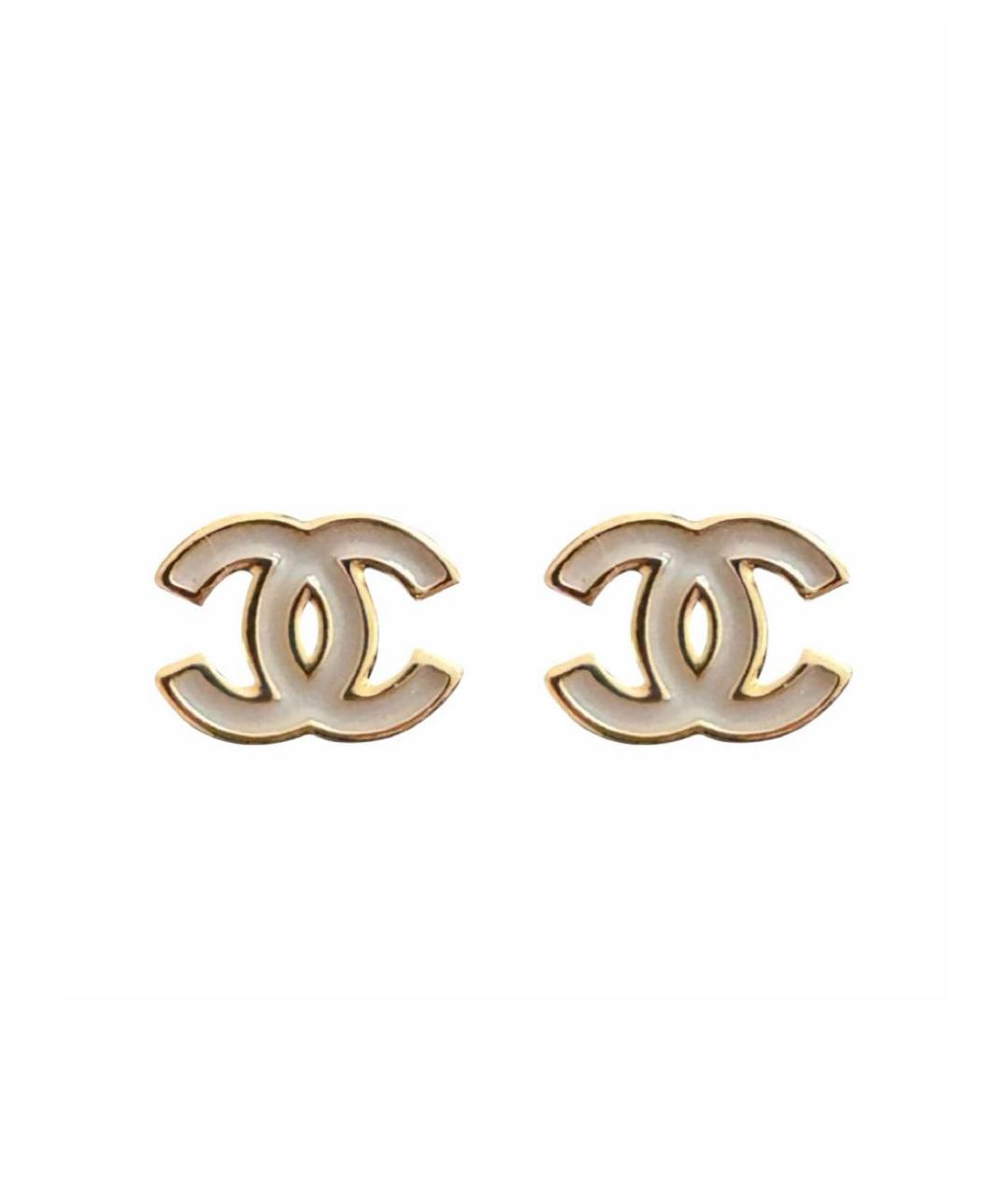 CHANEL Серые серьги, фото 1