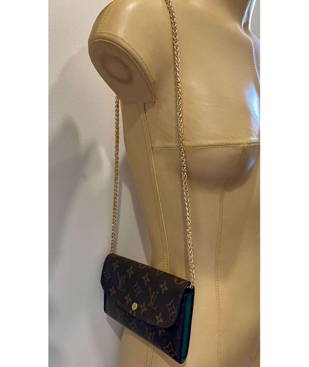 LOUIS VUITTON Зеленый кошелек, фото 5