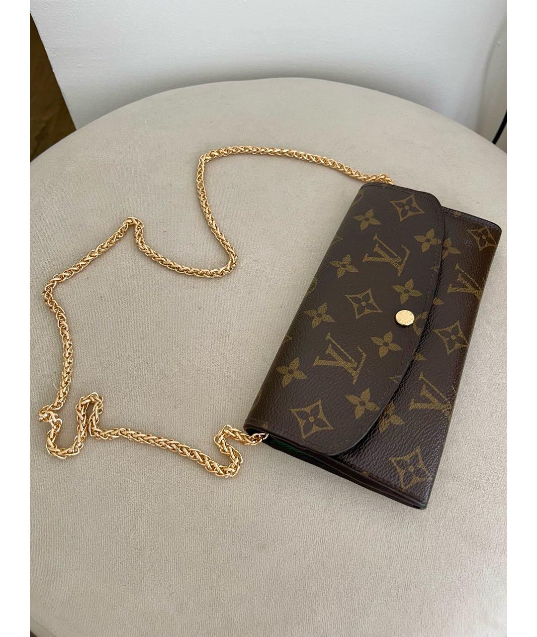 LOUIS VUITTON Зеленый кошелек, фото 4
