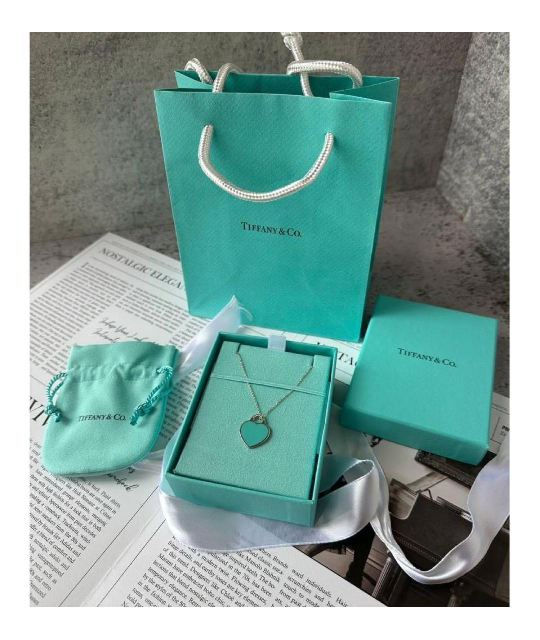 TIFFANY&CO Серебряное серебряное колье, фото 4