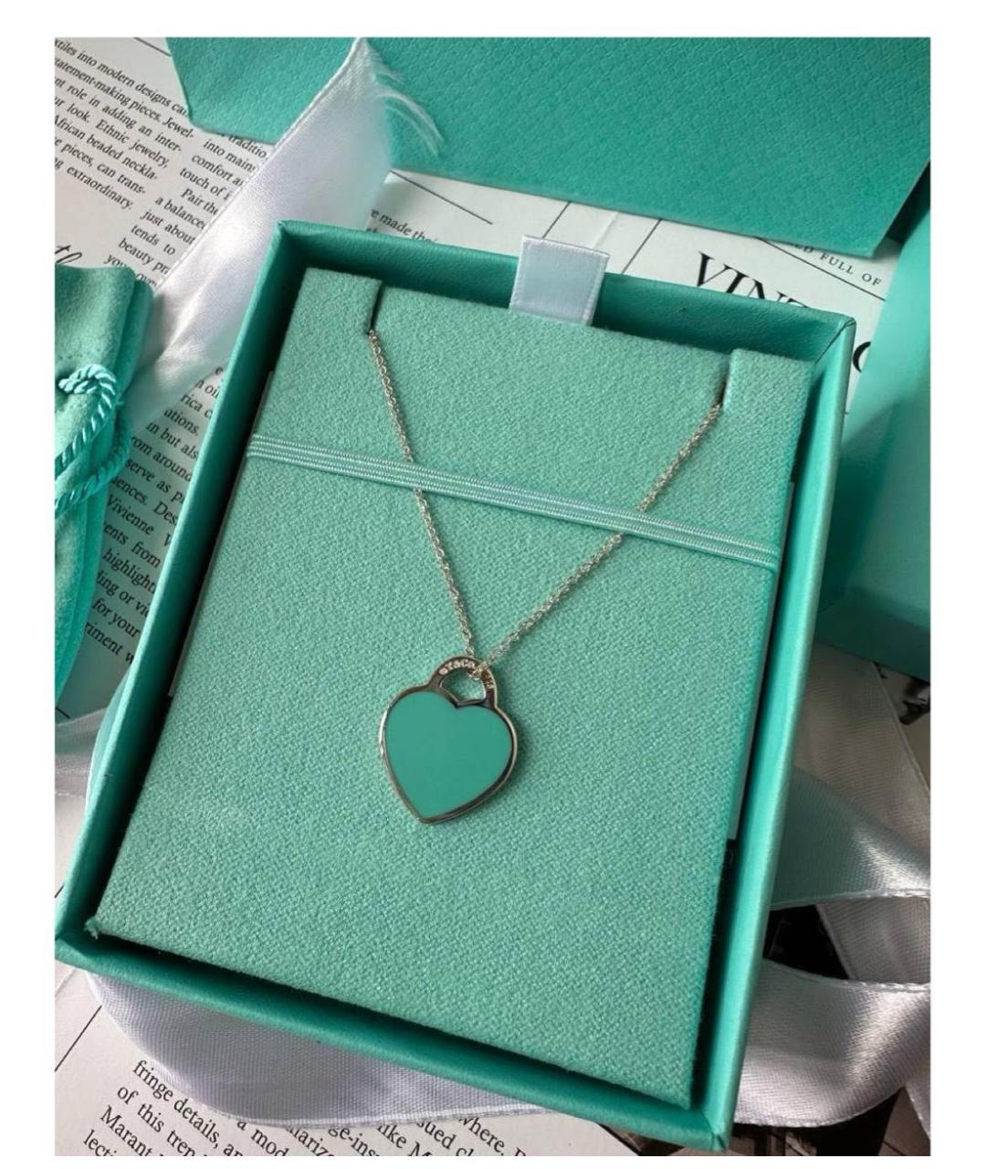 TIFFANY&CO Серебряное серебряное колье, фото 3