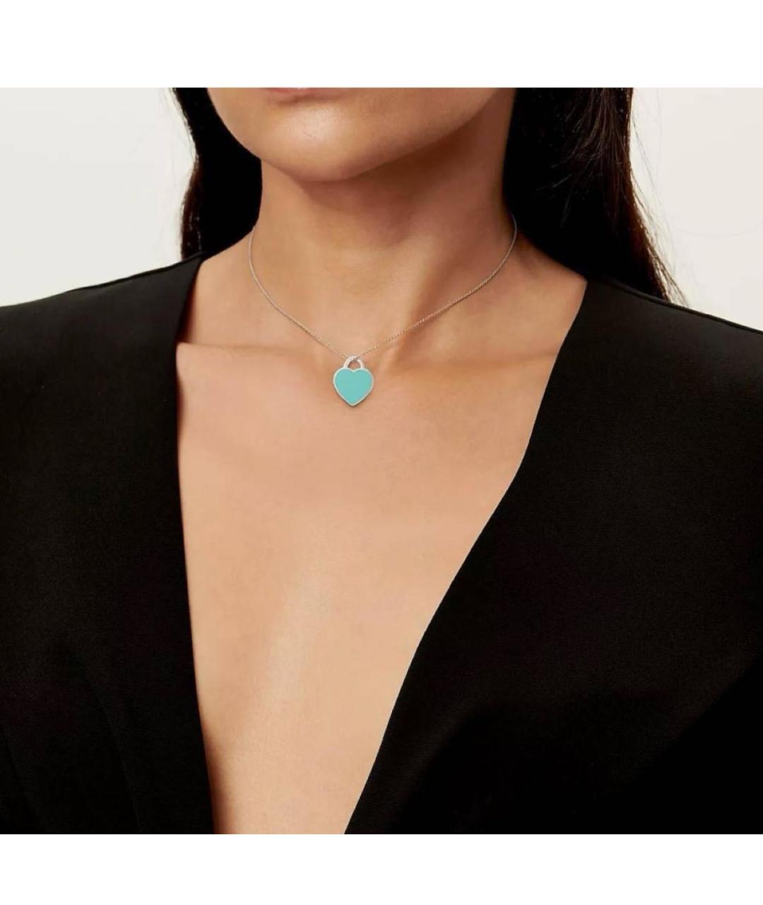 TIFFANY&CO Серебряное серебряное колье, фото 5