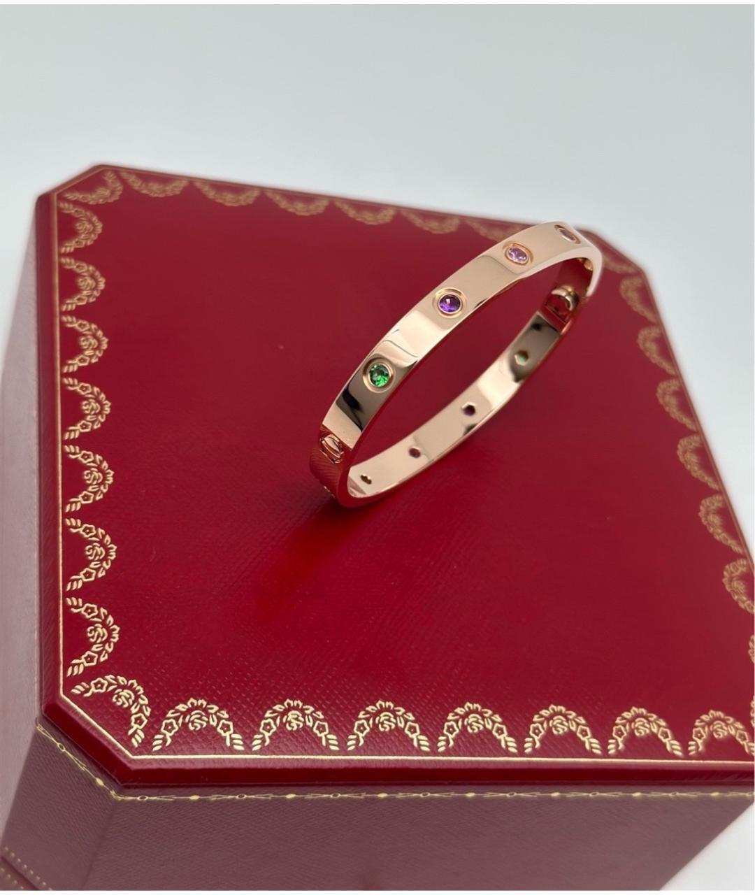 CARTIER Золотой браслет из розового золота, фото 4