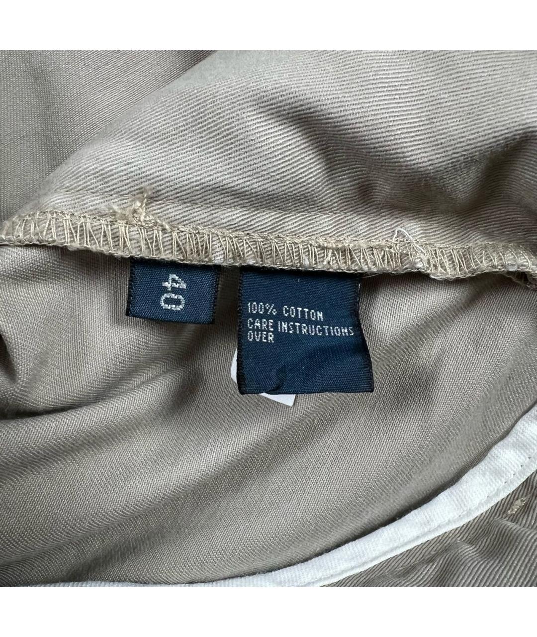 POLO RALPH LAUREN Бежевые хлопковые шорты, фото 8