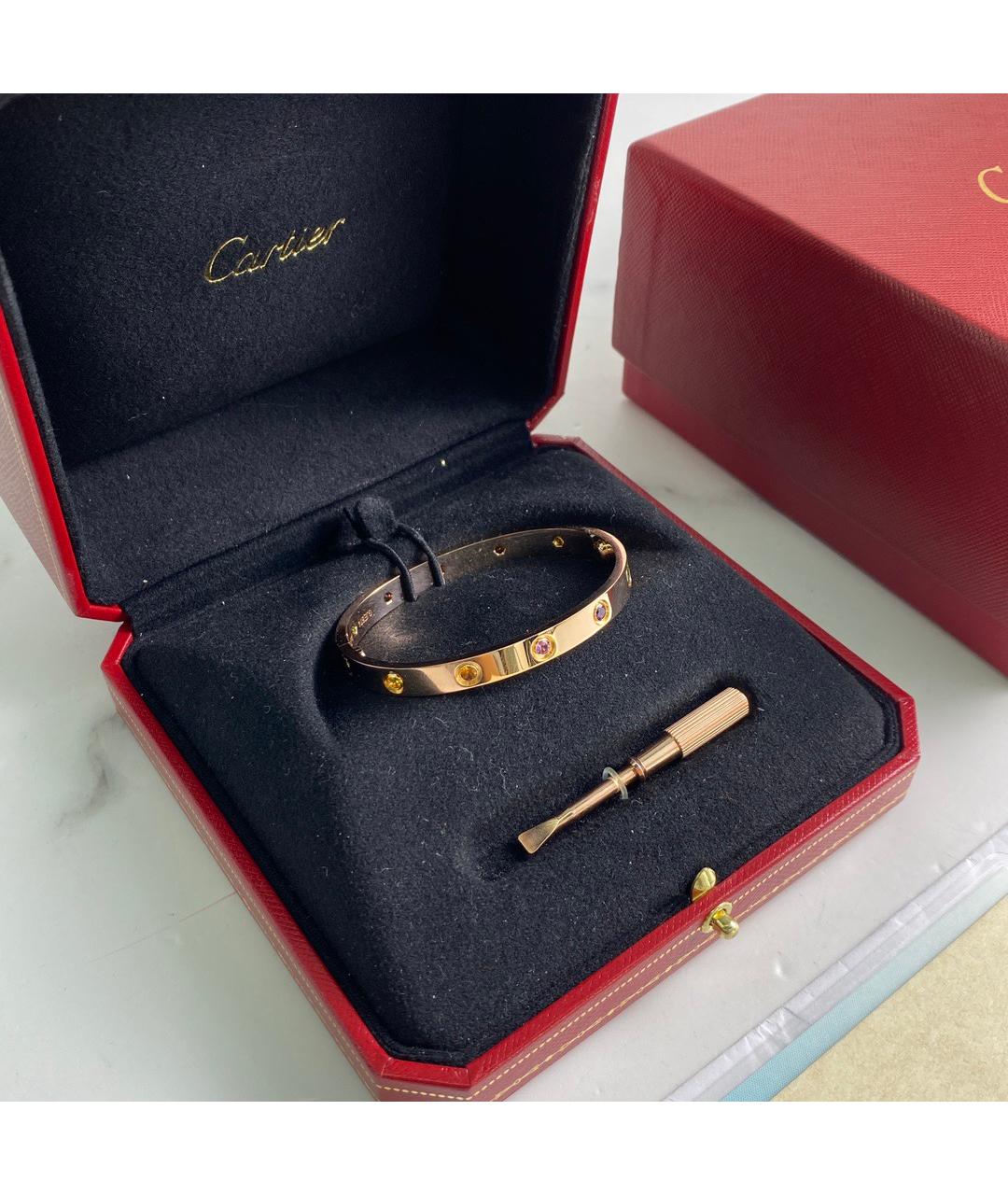 CARTIER Золотой браслет из розового золота, фото 2