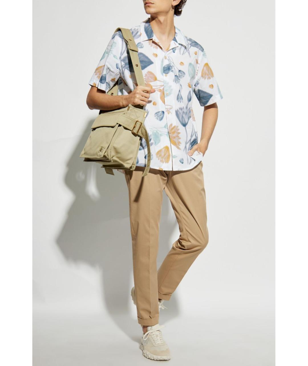 PS BY PAUL SMITH Голубая хлопковая кэжуал рубашка, фото 5